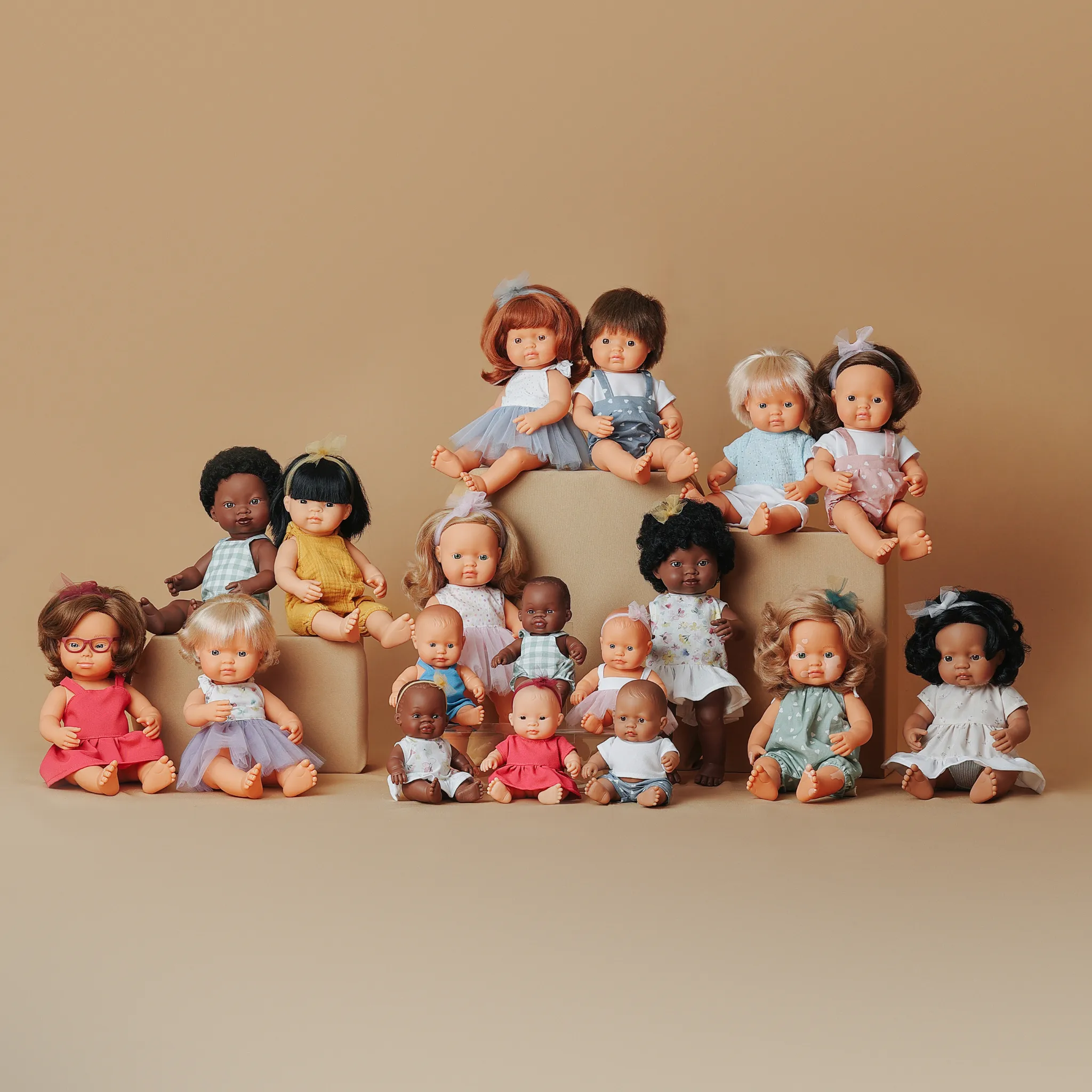 Miniland Caucasian Redhead Doll