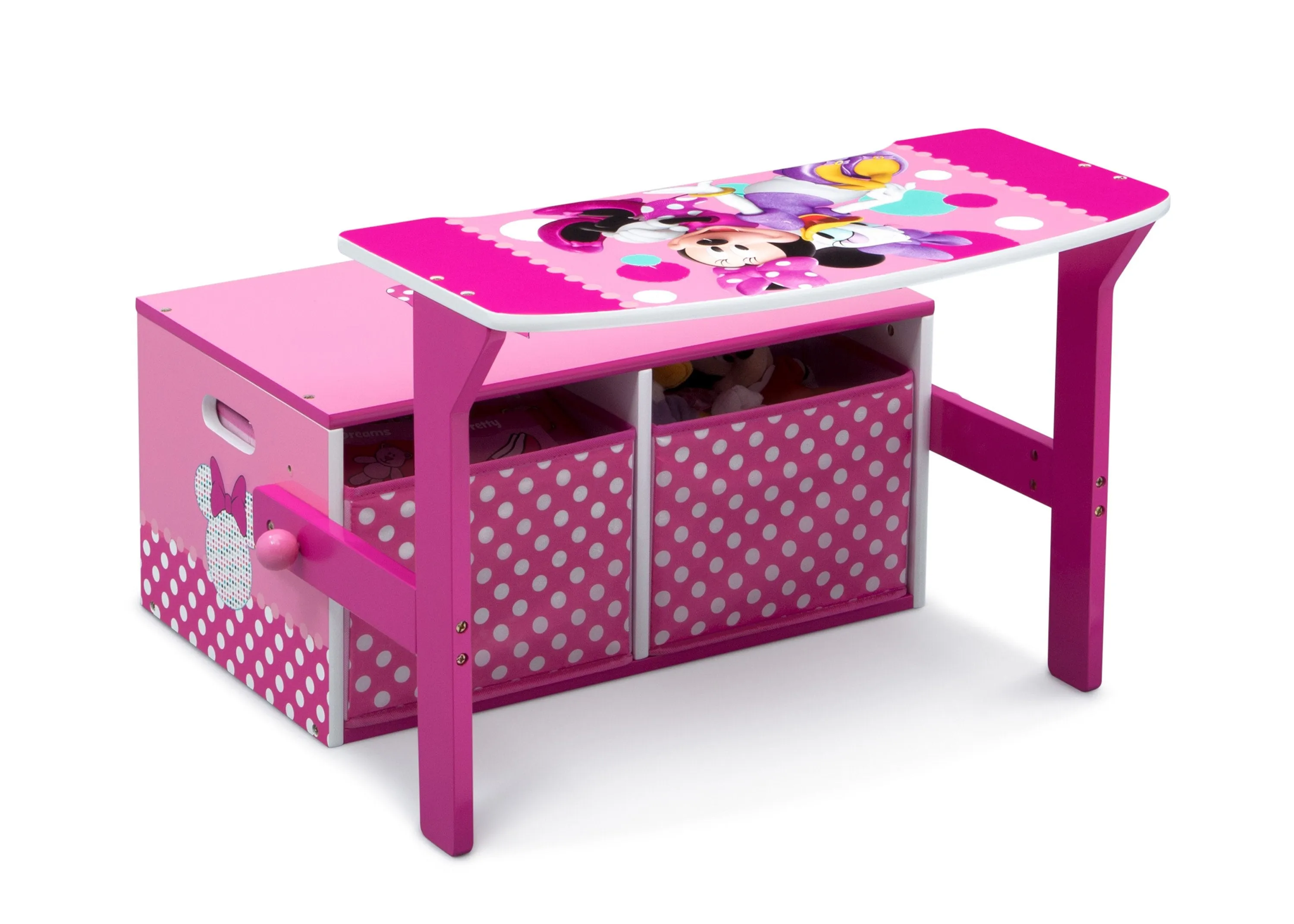 Minnie Mouse Activity Bench Babykids_Delta Children_Toy Storage & Bookshelves