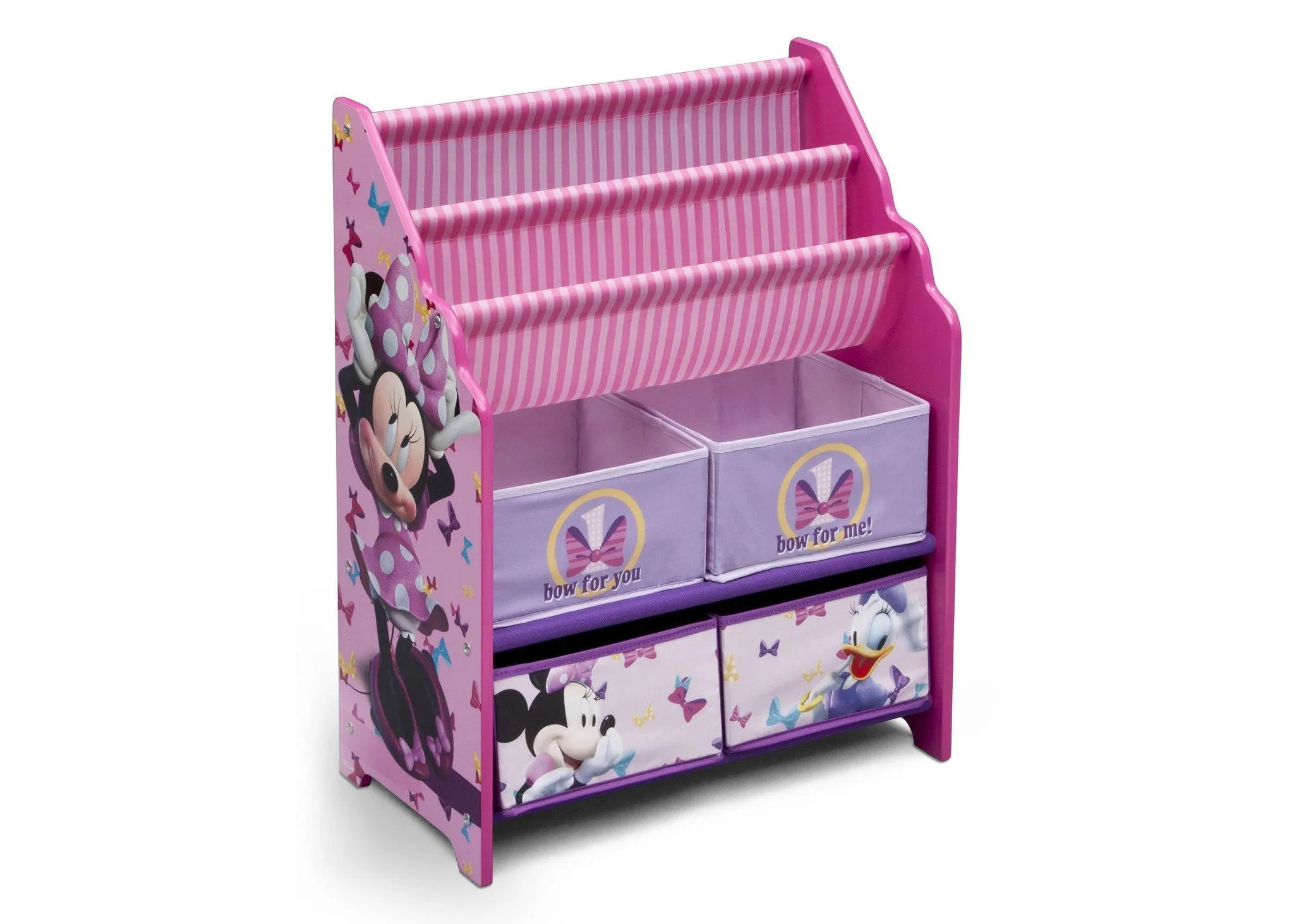 Minnie Mouse Book & Toy Organizer Babykids_Delta Children_Toy Storage & Bookshelves