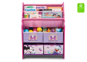 Minnie Mouse Book & Toy Organizer Babykids_Delta Children_Toy Storage & Bookshelves