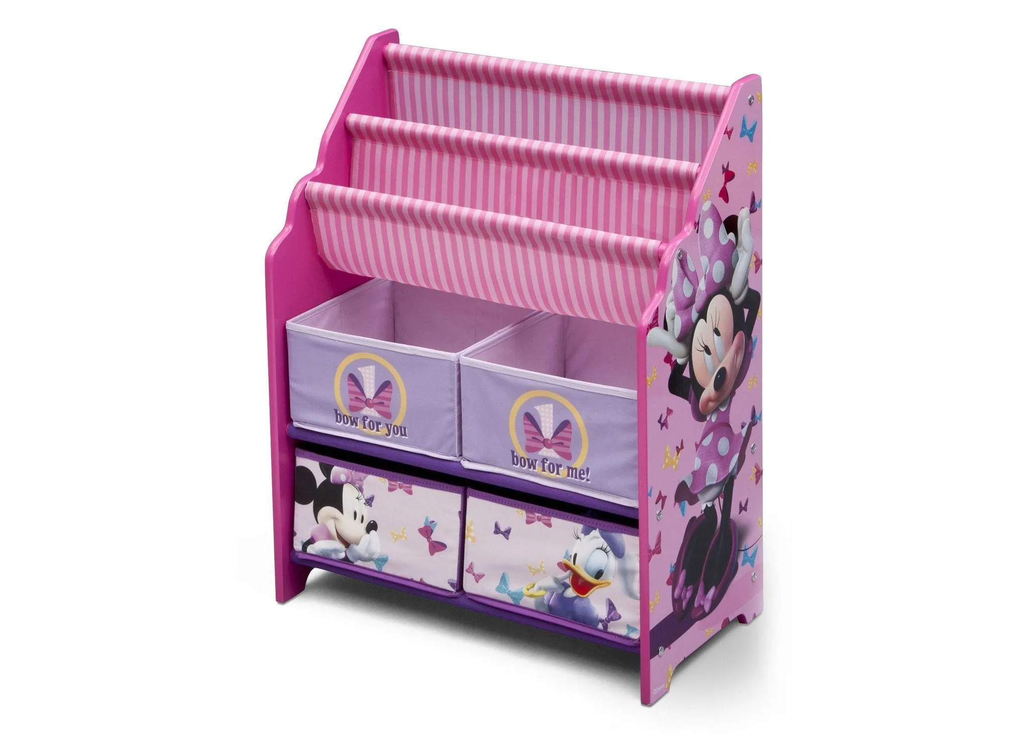 Minnie Mouse Book & Toy Organizer Babykids_Delta Children_Toy Storage & Bookshelves