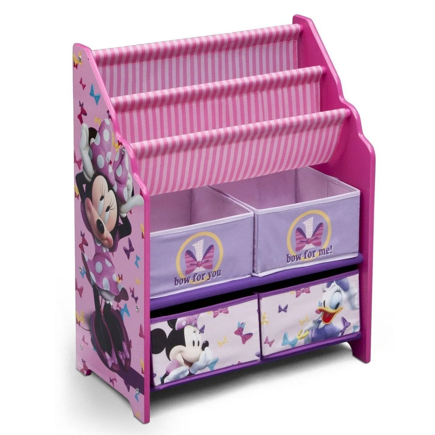Minnie Mouse Book & Toy Organizer Babykids_Delta Children_Toy Storage & Bookshelves