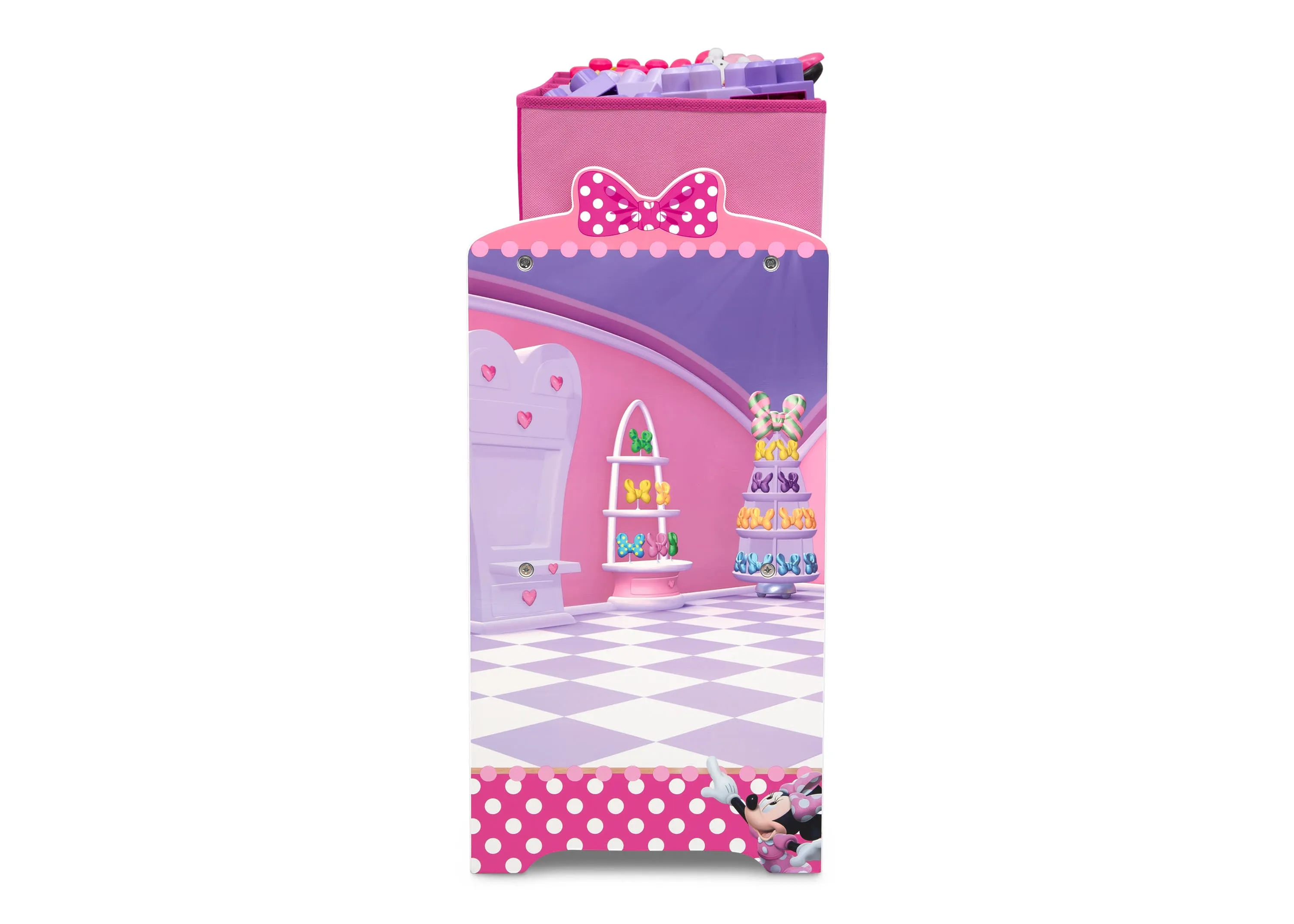 Minnie Mouse Deluxe 9 Bin Design and Store Toy Organizer Babykids_Delta Children_Toy Storage & Bookshelves