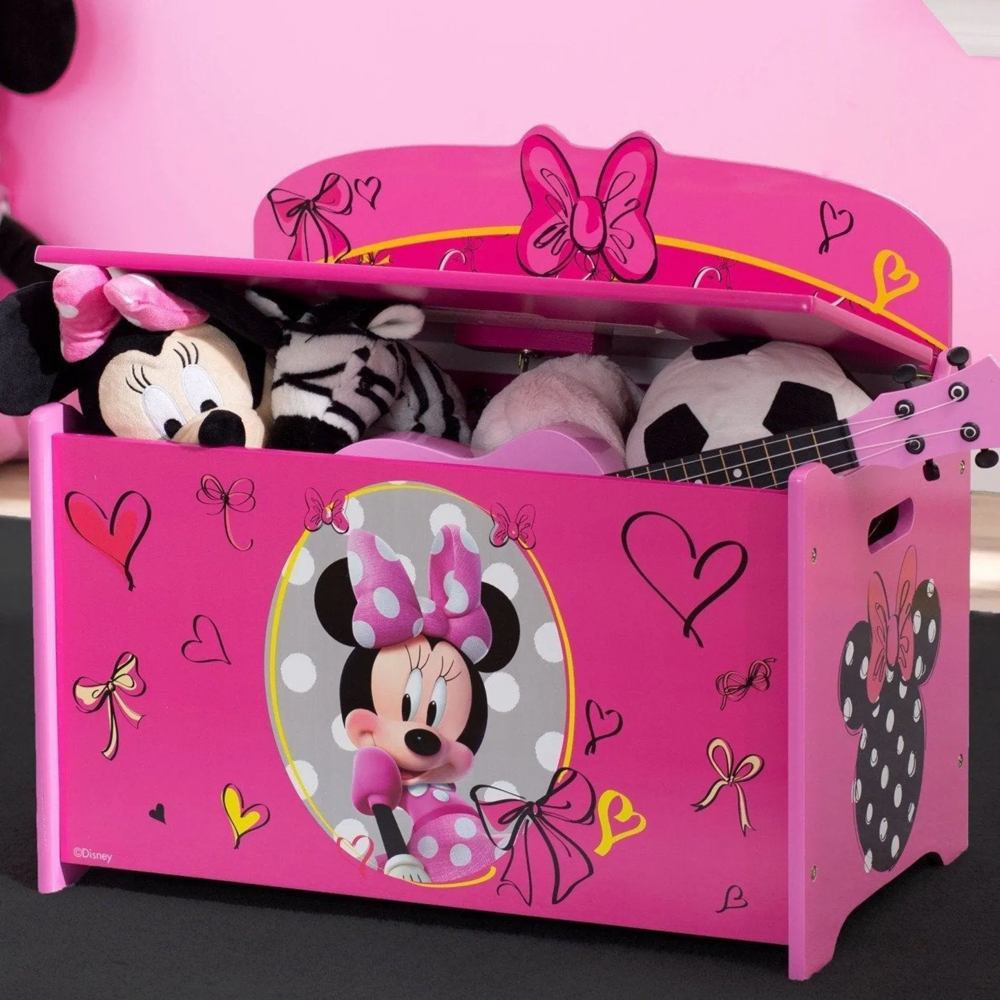 Minnie Mouse Deluxe Toy Box Babykids_Delta Children_Toy Storage & Bookshelves