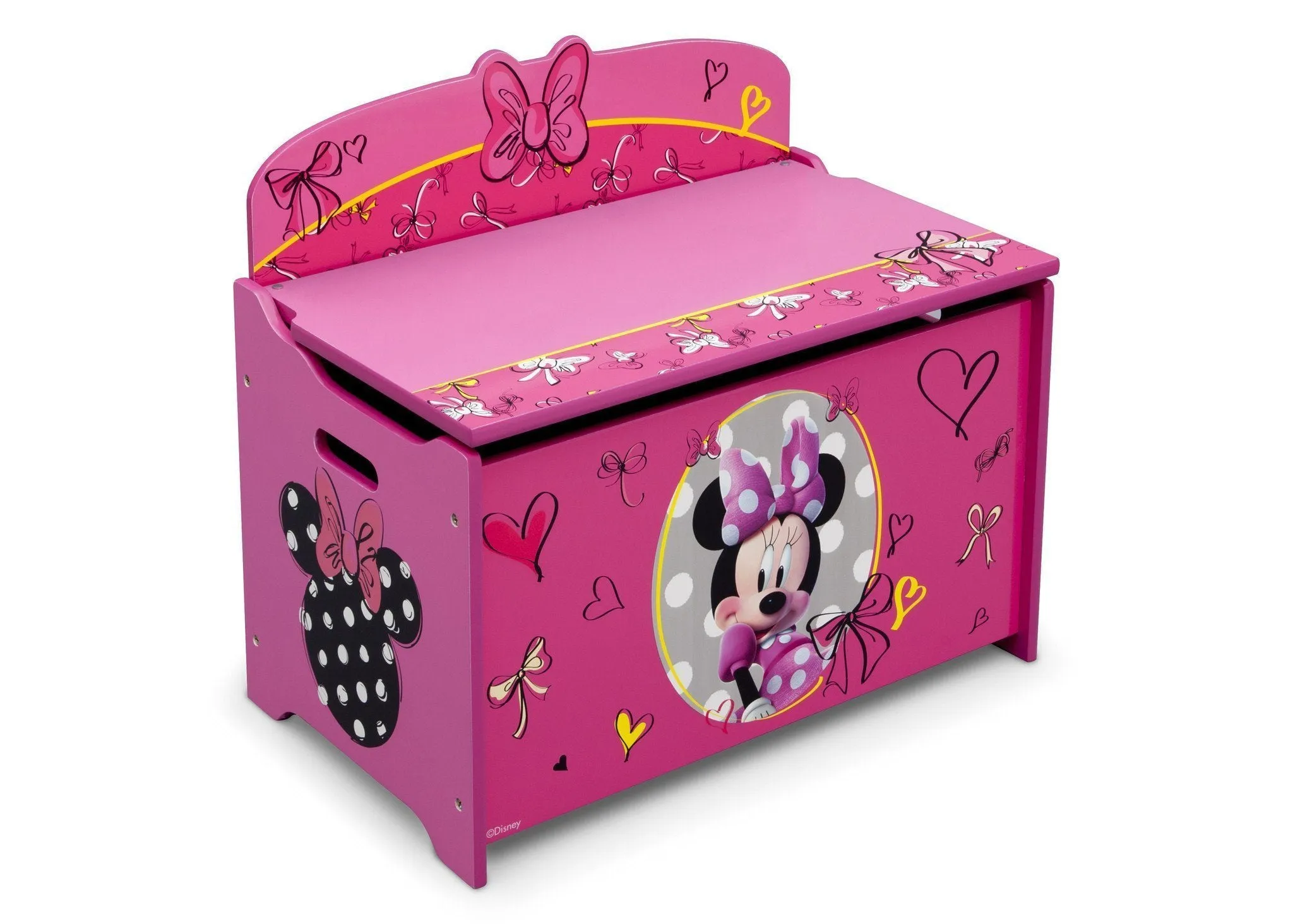 Minnie Mouse Deluxe Toy Box Babykids_Delta Children_Toy Storage & Bookshelves