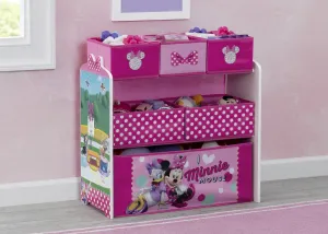 Minnie Mouse Design and Store 6 Bin Toy Organizer Babykids_Delta Children_Toy Storage & Bookshelves