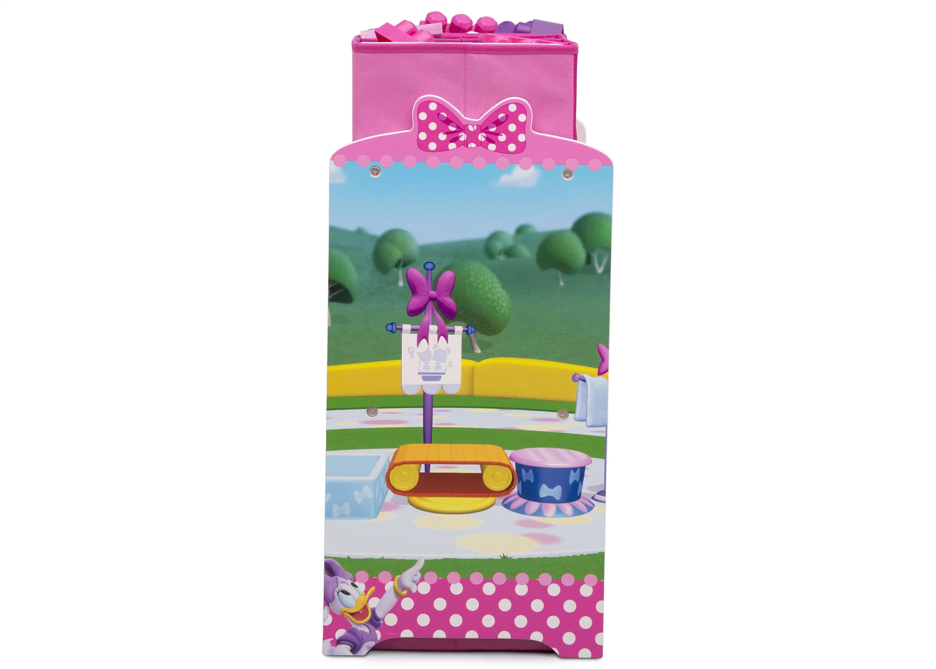 Minnie Mouse Design and Store 6 Bin Toy Organizer Babykids_Delta Children_Toy Storage & Bookshelves