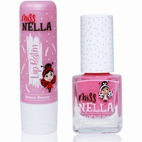 Miss Nella Lip Balm Honny Bunny   Nail Polish Watermelon Popsicle