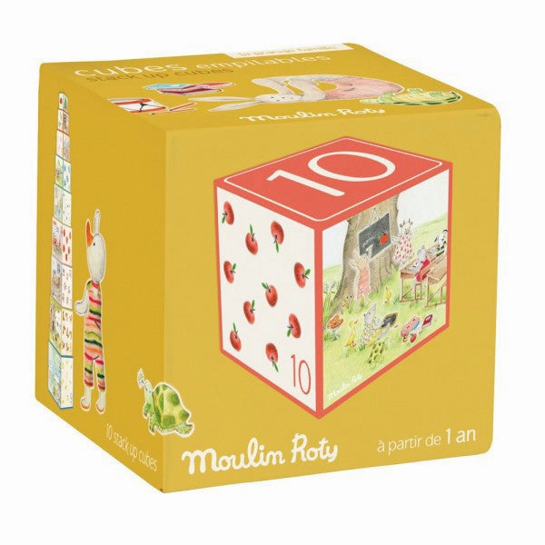 Moulin Roty Stack Up Carton Cubes - LGF