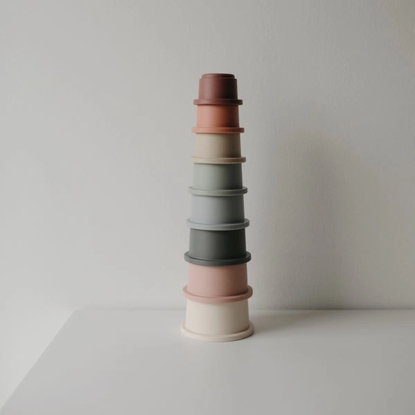 Mushie Stacking Cups Toy Original