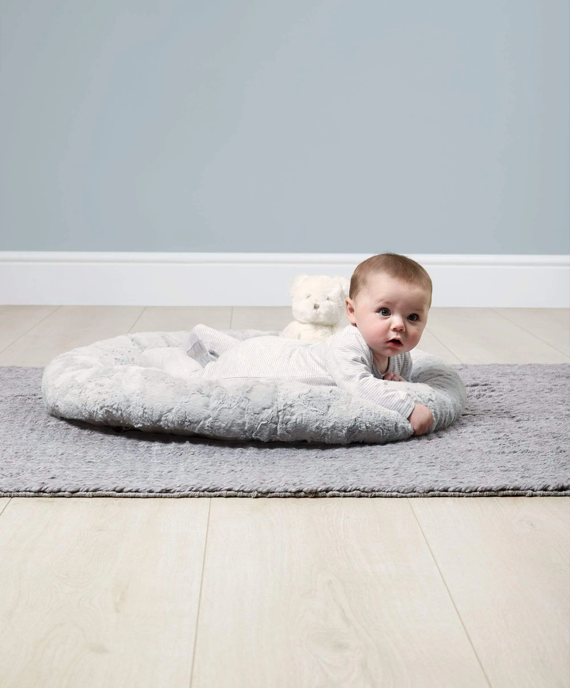 My First Playmat & Gym - Grey/Cream