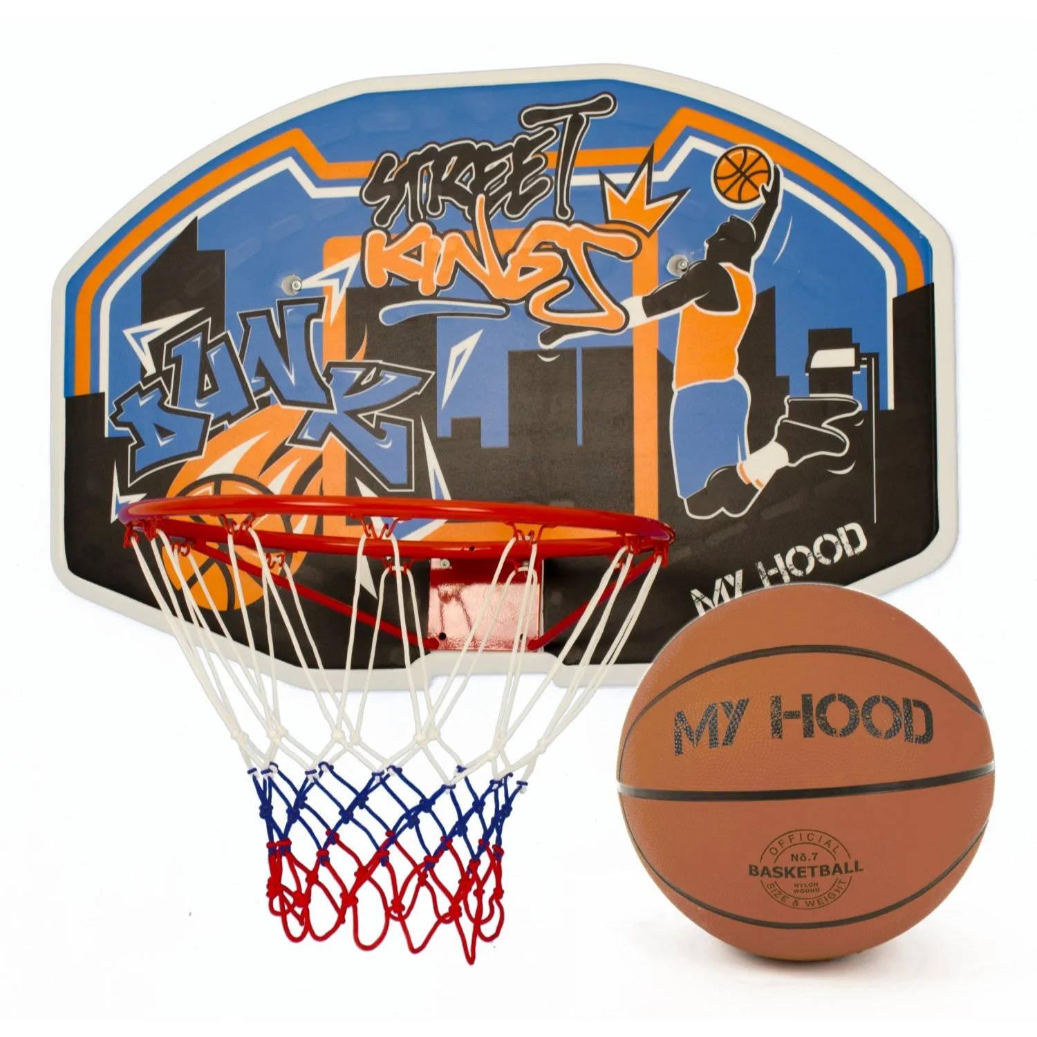 My Hood Basket Hoop On A Plate With Ball