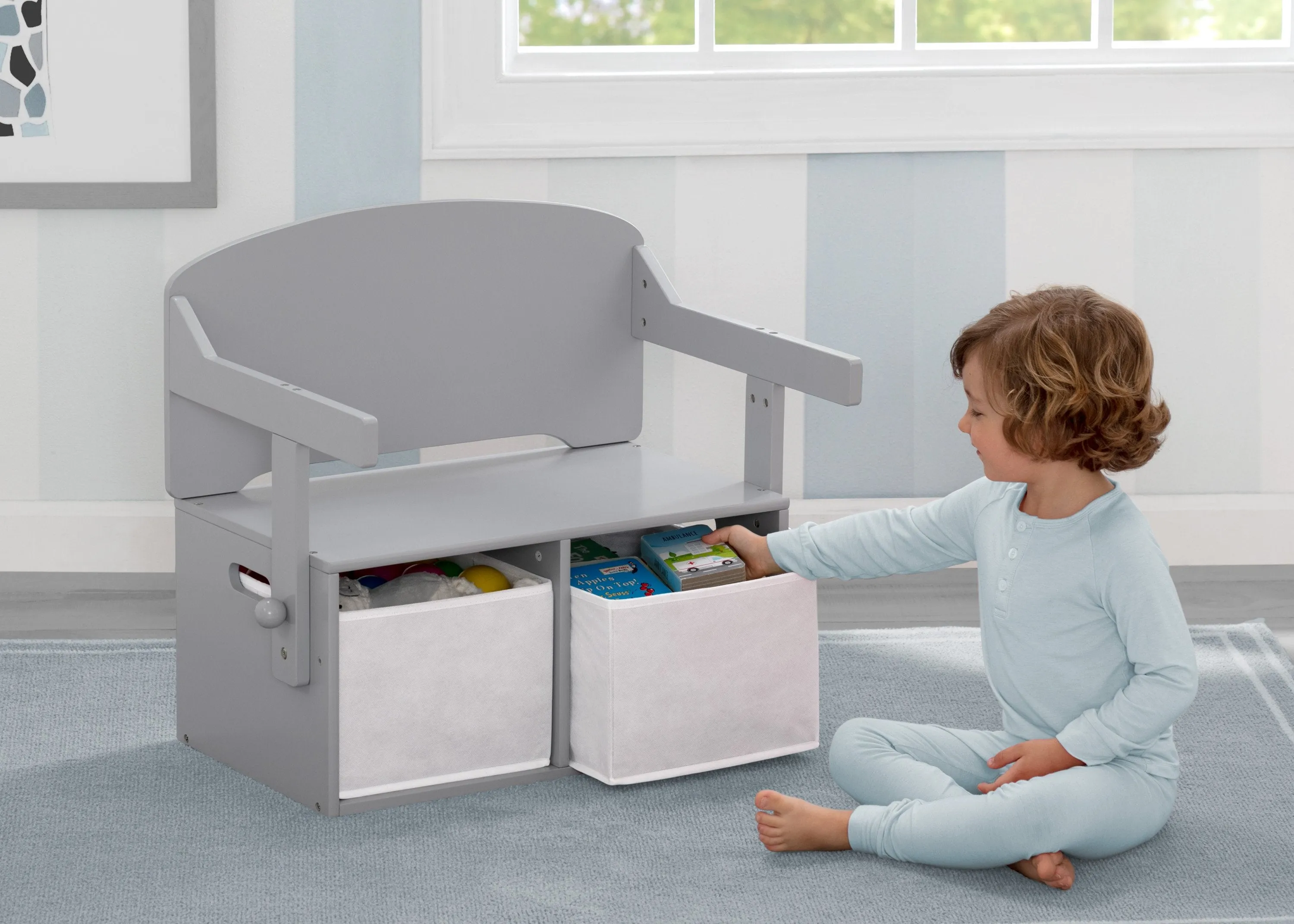 MySize Activity Bench Babykids_Delta Children_Toy Storage & Bookshelves