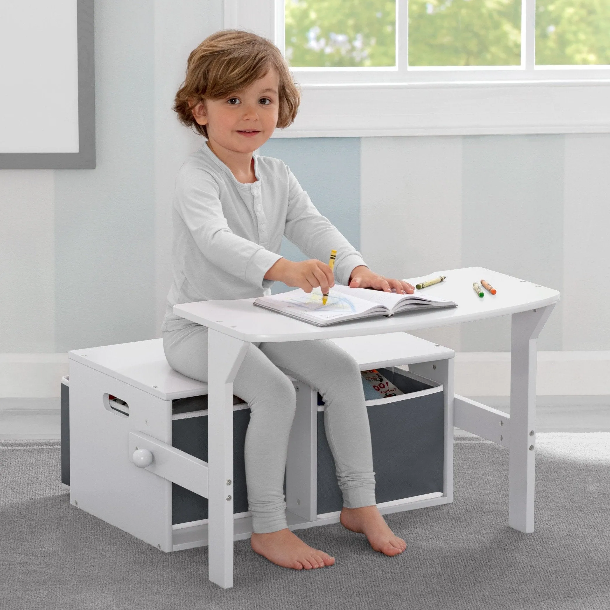 MySize Activity Bench Babykids_Delta Children_Toy Storage & Bookshelves