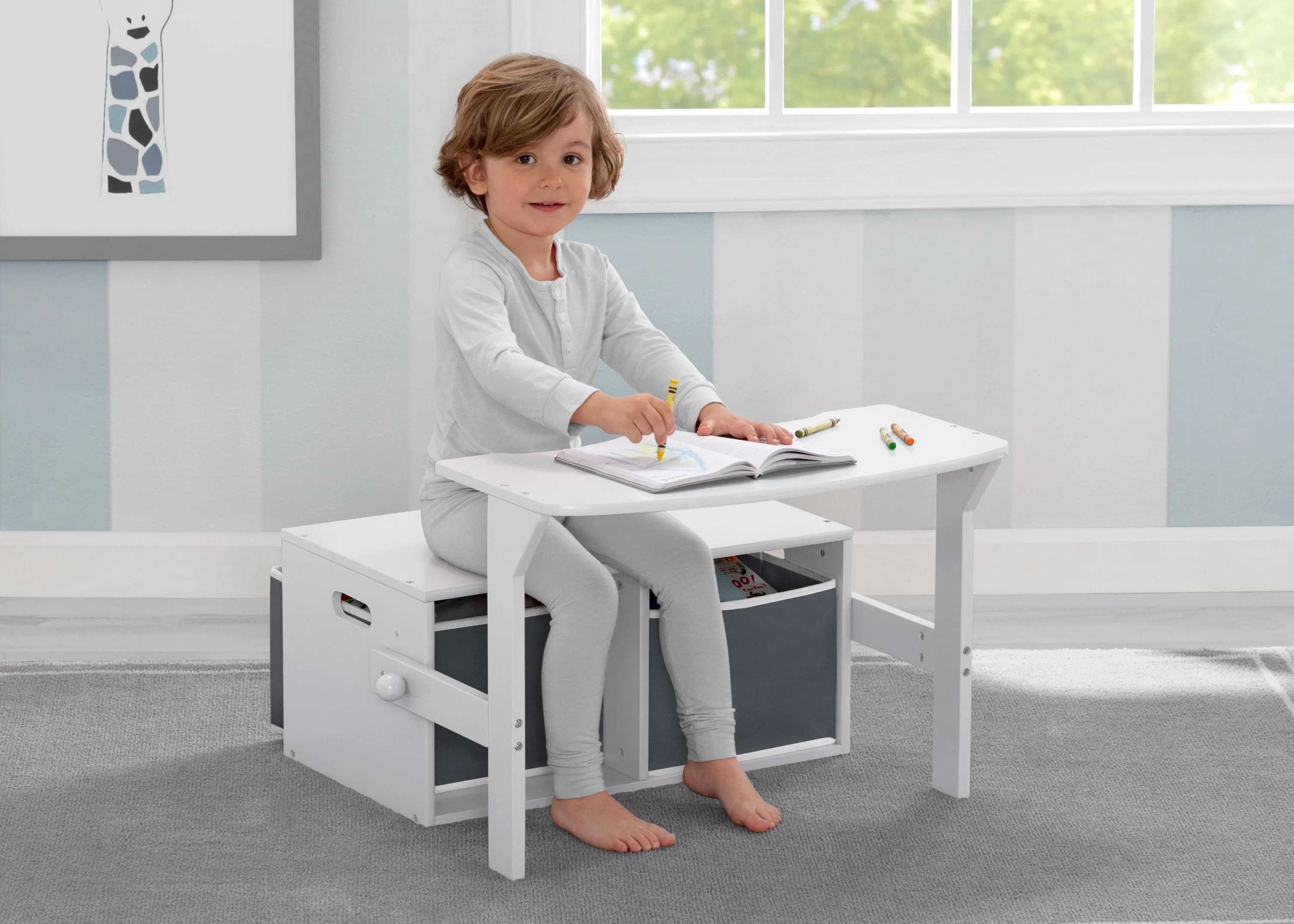 MySize Activity Bench Babykids_Delta Children_Toy Storage & Bookshelves