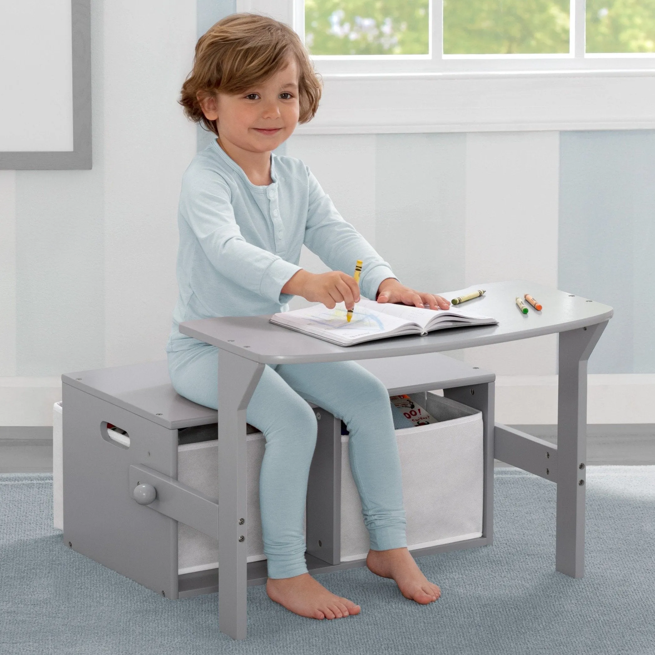 MySize Activity Bench Babykids_Delta Children_Toy Storage & Bookshelves