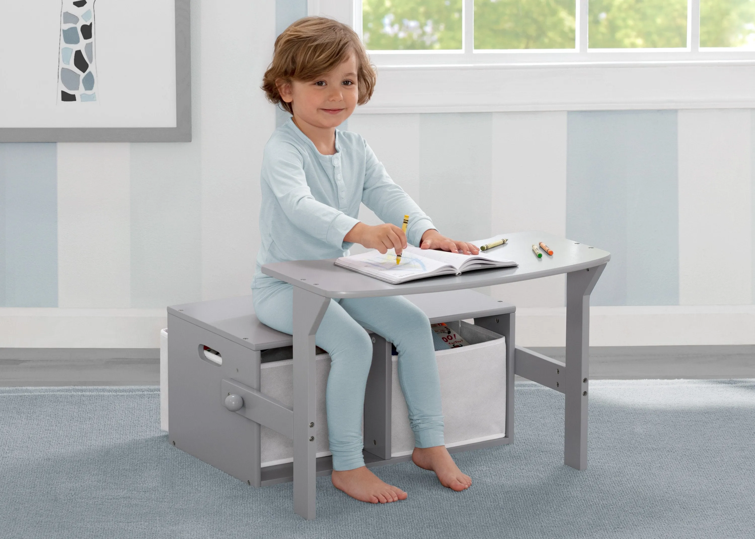 MySize Activity Bench Babykids_Delta Children_Toy Storage & Bookshelves
