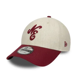 New Era 9forty Caps New Era Linen Cream 9FORTY Adjustable Cap