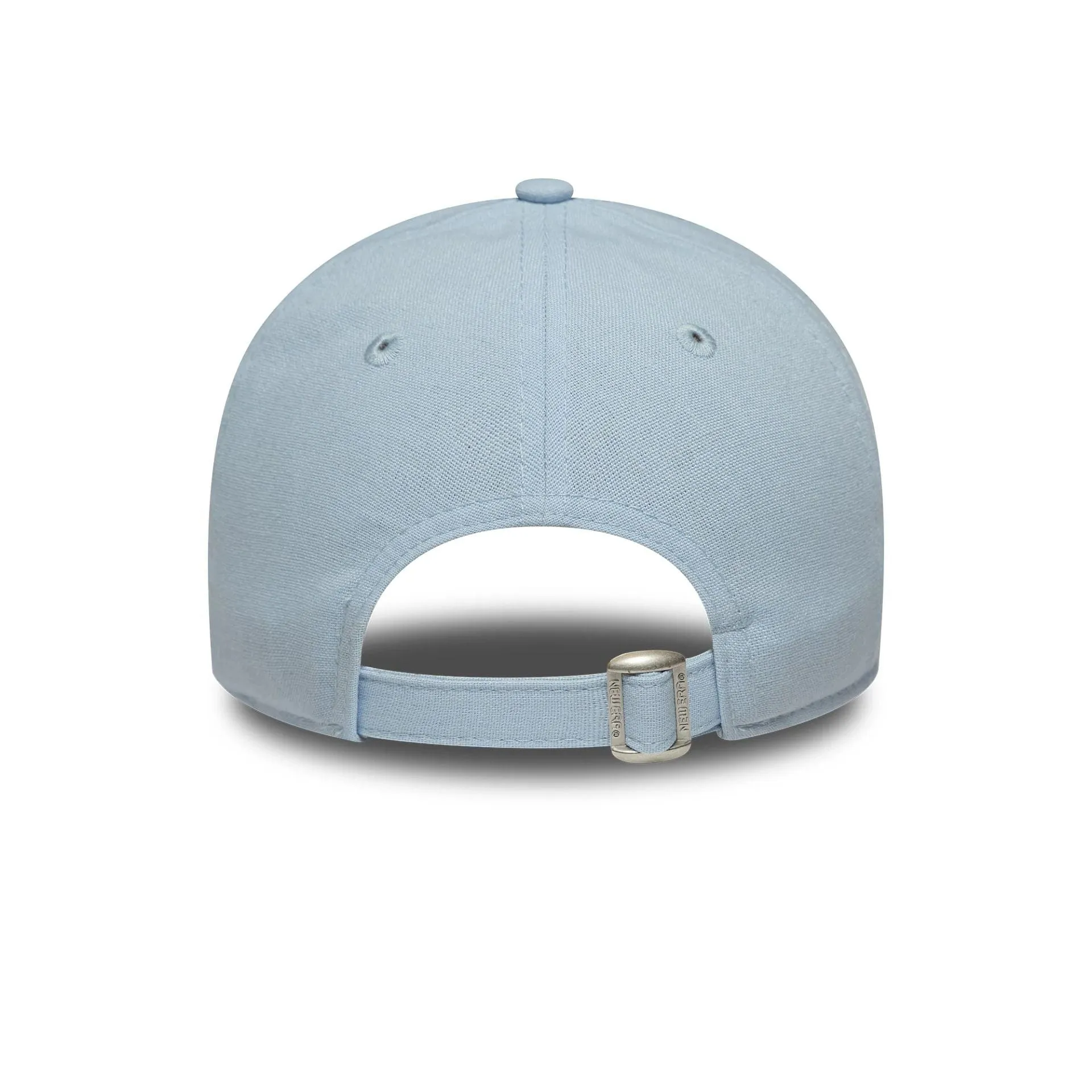 New Era 9twenty Caps New York Yankees Womens MLB Linen Pastel Blue 9TWENTY Adjustable Cap