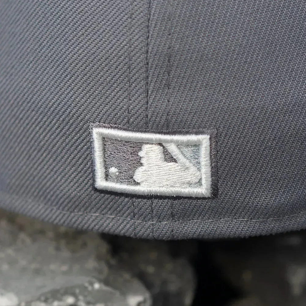New Era Caps NEW ERA 59FIFTY MLB LOS ANGELES DODGERS WORLD SERIES 1988 GREY / CHROME WHITE UV FITTED CAP