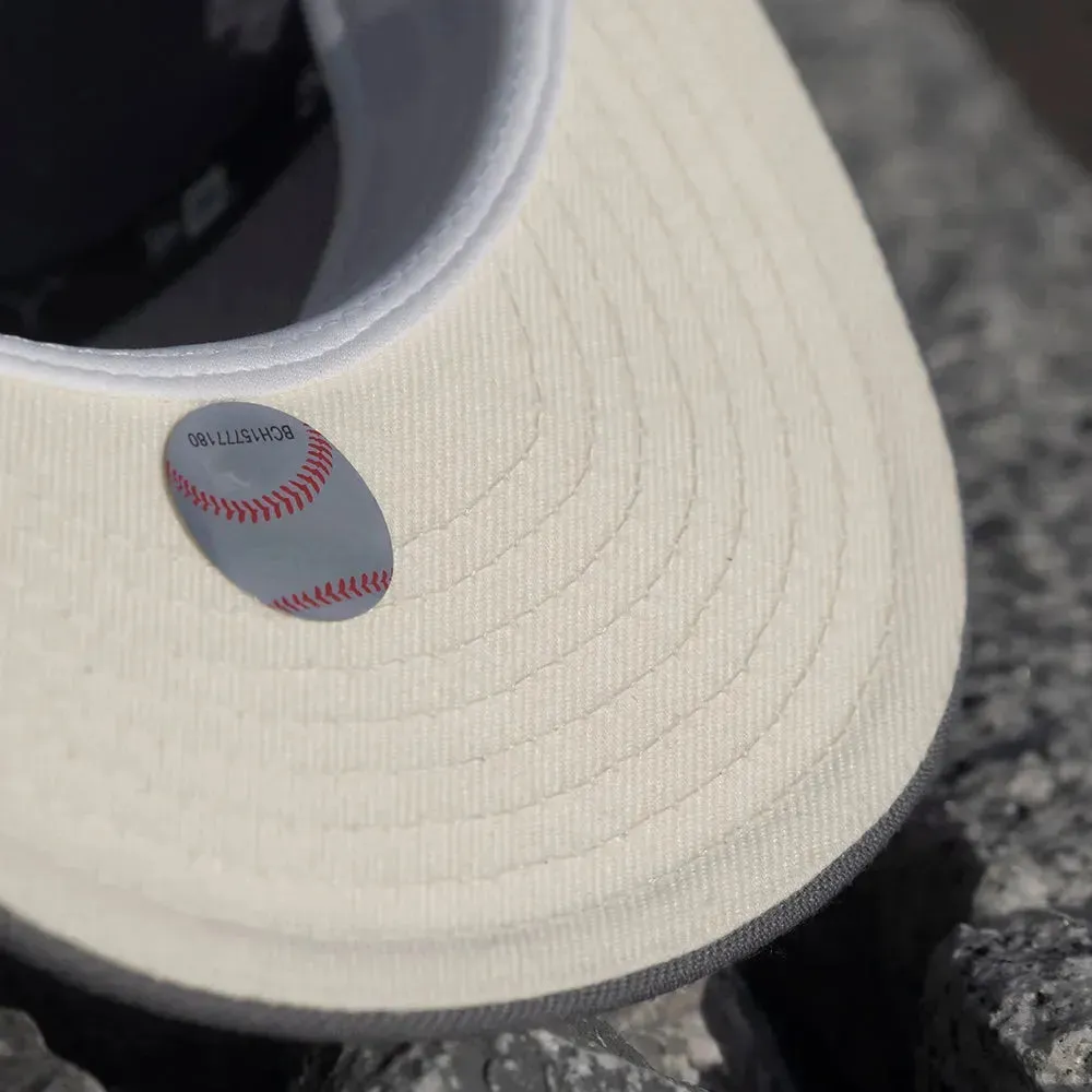 New Era Caps NEW ERA 59FIFTY MLB LOS ANGELES DODGERS WORLD SERIES 1988 GREY / CHROME WHITE UV FITTED CAP