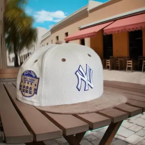 New Era Caps NEW ERA 59FIFTY MLB NEW YORK YANKEES YANKEE STADIUM TWO TONE MICRO CORD / GREY UV FITTED CAP