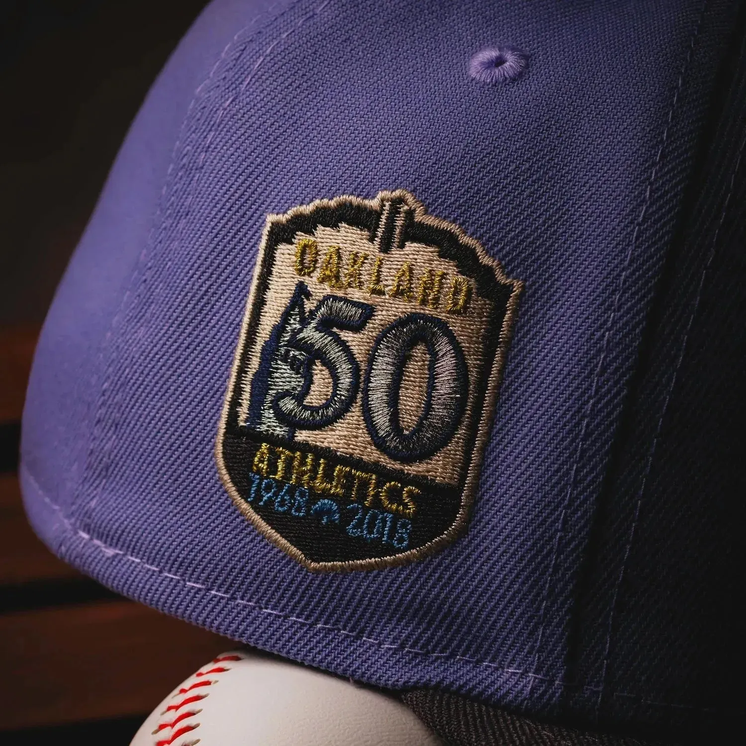New Era Caps NEW ERA 59FIFTY MLB OAKLAND ATHLETICS 50TH ANNIVERSARY TWO TONE / GREY UV FITTED CAP