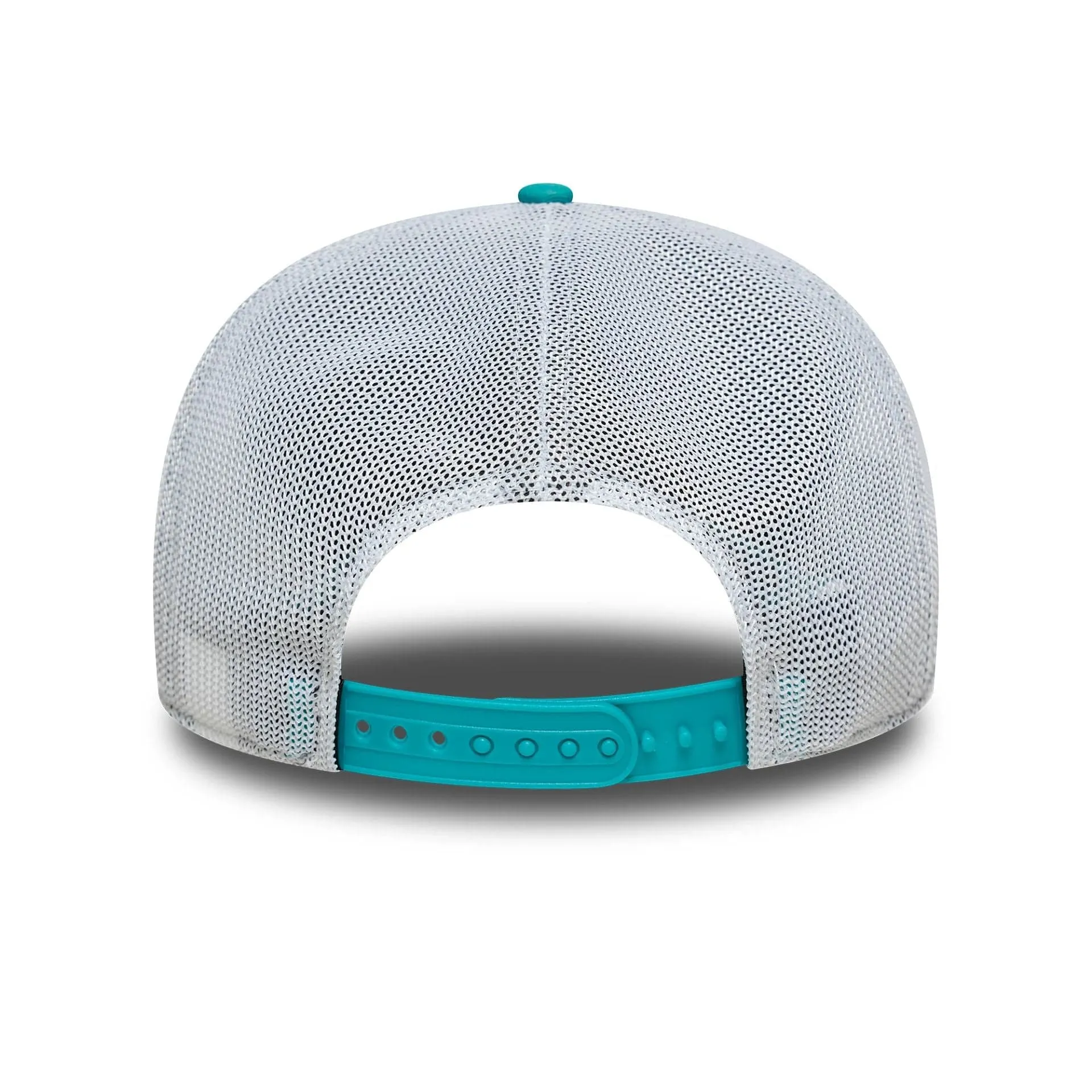 New Era Curved Caps Miami Dolphins NFL Turquoise 9SEVENTY Stretch Snap Adjustable Cap