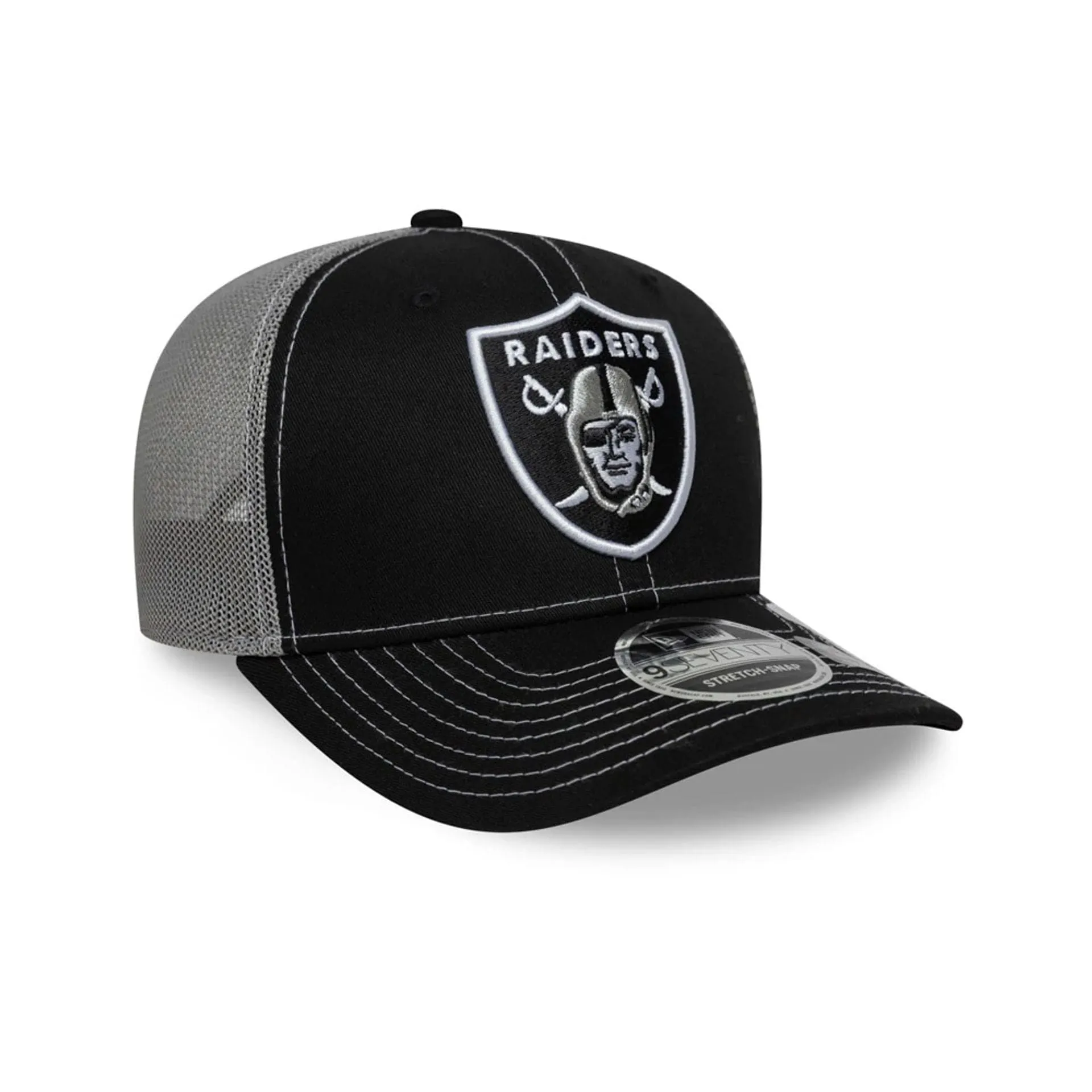 New Era Snapback Caps Las Vegas Raiders NFL Black 9SEVENTY Stretch Snap Adjustable Cap