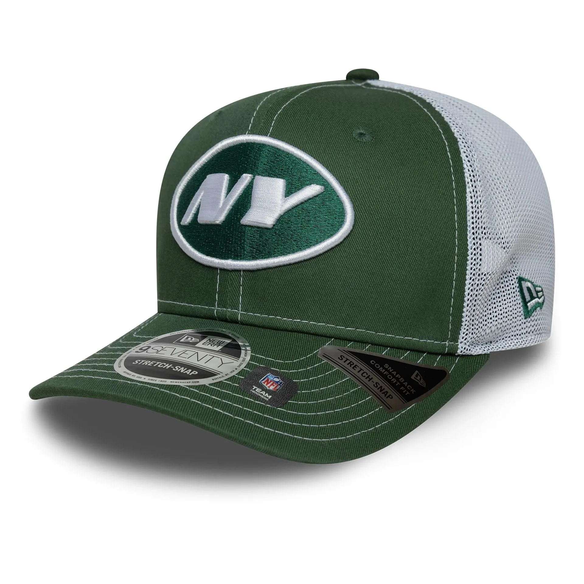 New Era Snapback Caps New York Jets NFL Dark Green 9SEVENTY Stretch Snap Adjustable Cap