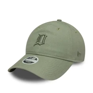 New Era Strapback Caps Detroit Tigers Womens MLB Linen Green 9TWENTY Adjustable Cap