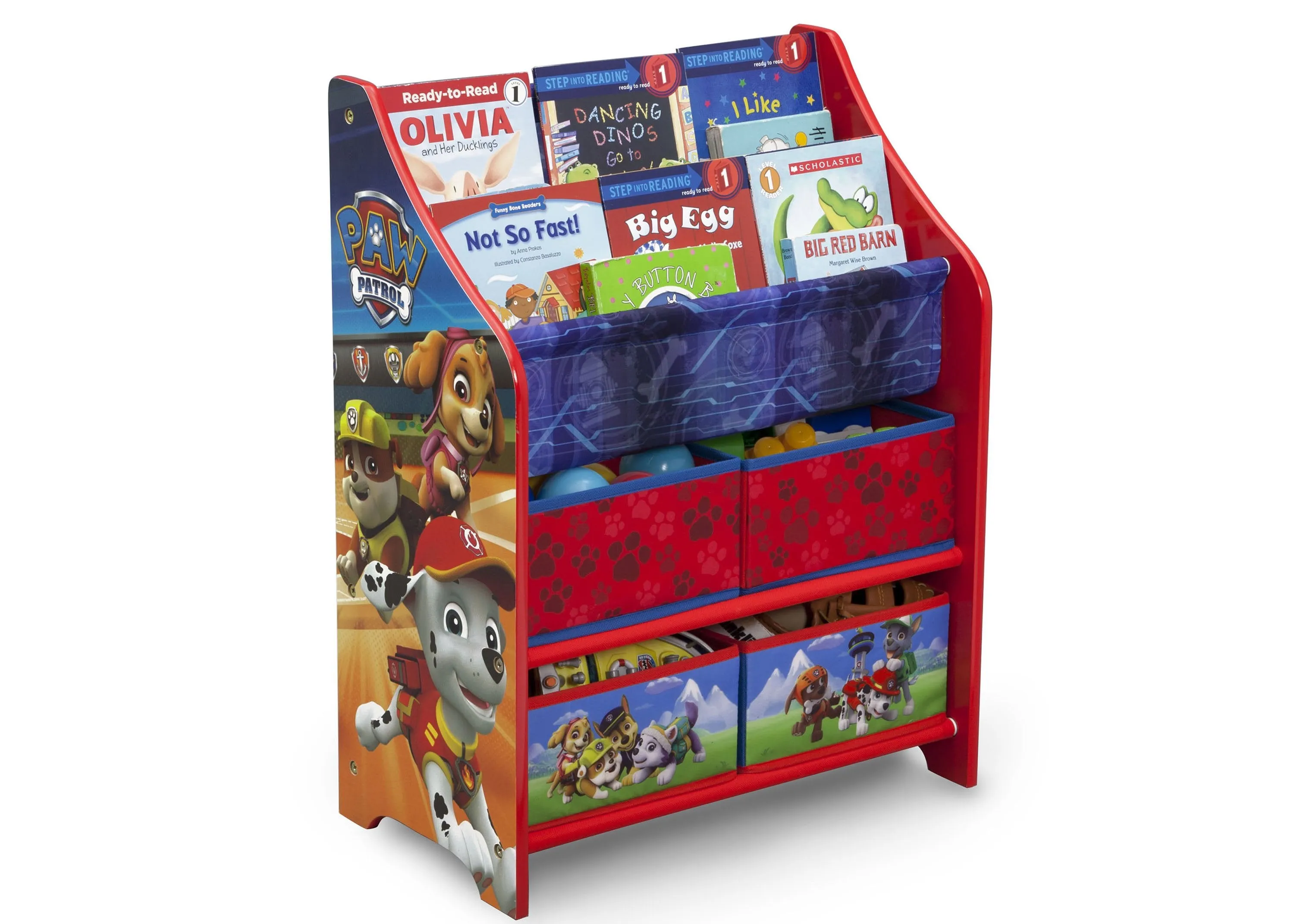 PAW Patrol Book and Toy Organizer Babykids_Delta Children_Toy Storage & Bookshelves