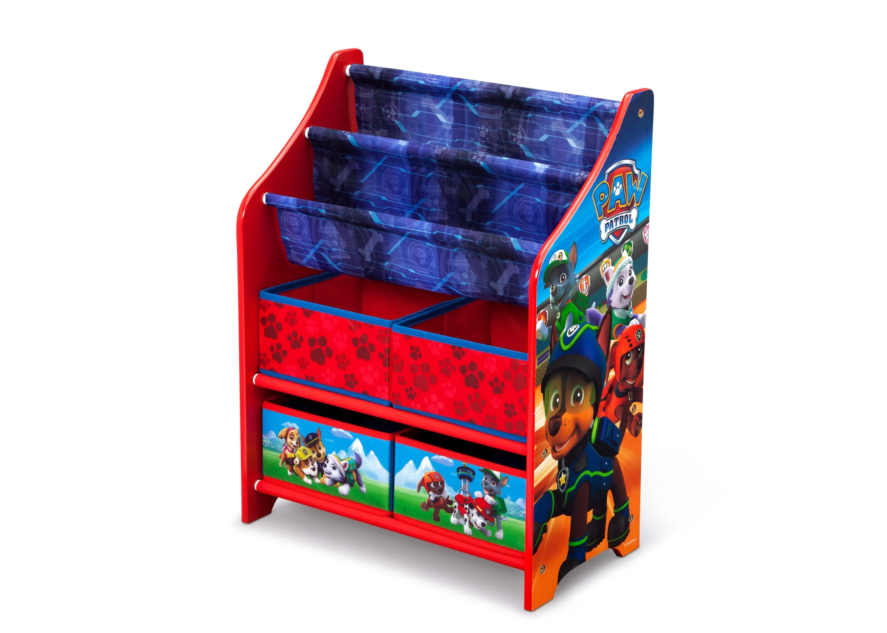 PAW Patrol Book and Toy Organizer Babykids_Delta Children_Toy Storage & Bookshelves