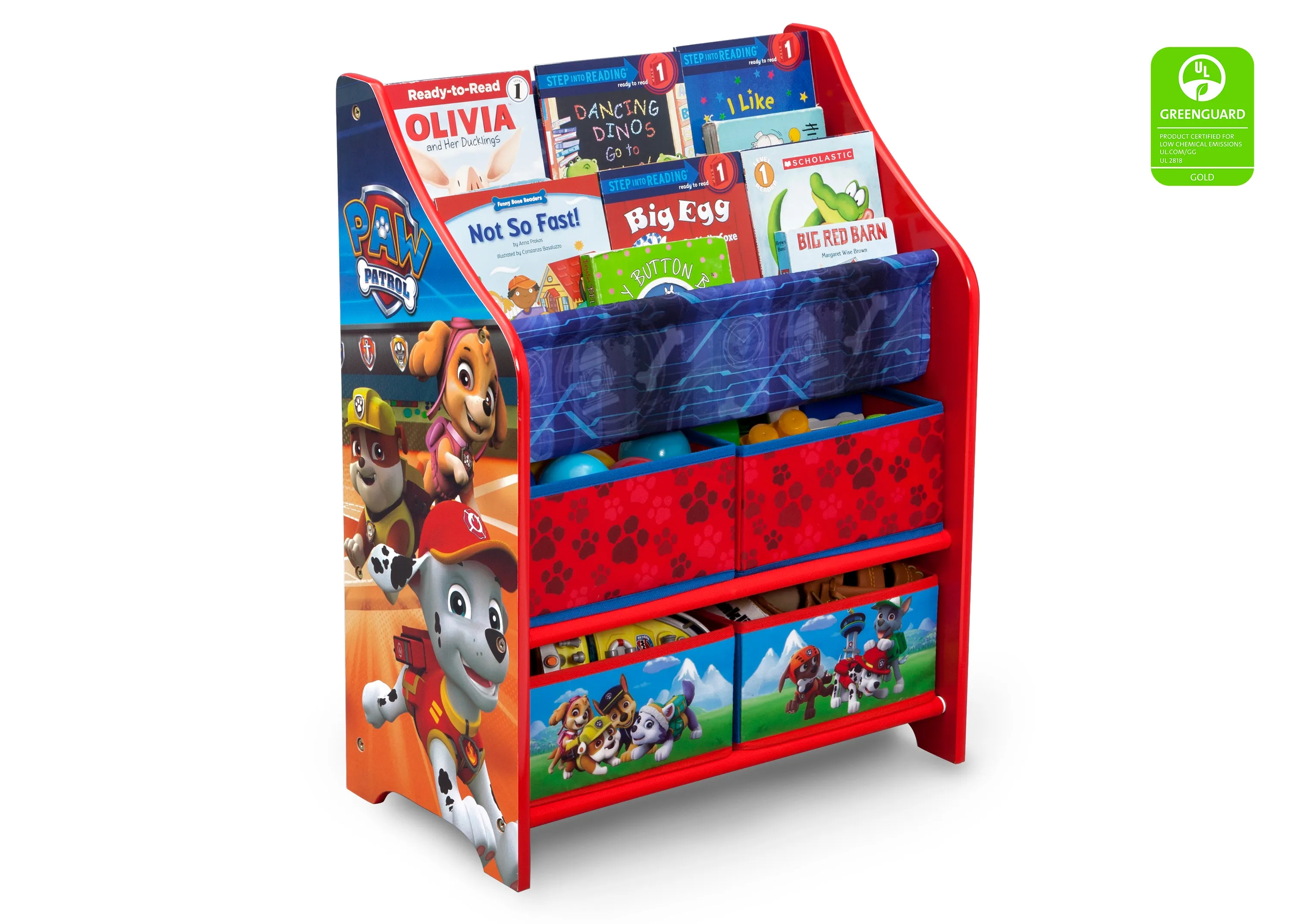 PAW Patrol Book and Toy Organizer Babykids_Delta Children_Toy Storage & Bookshelves