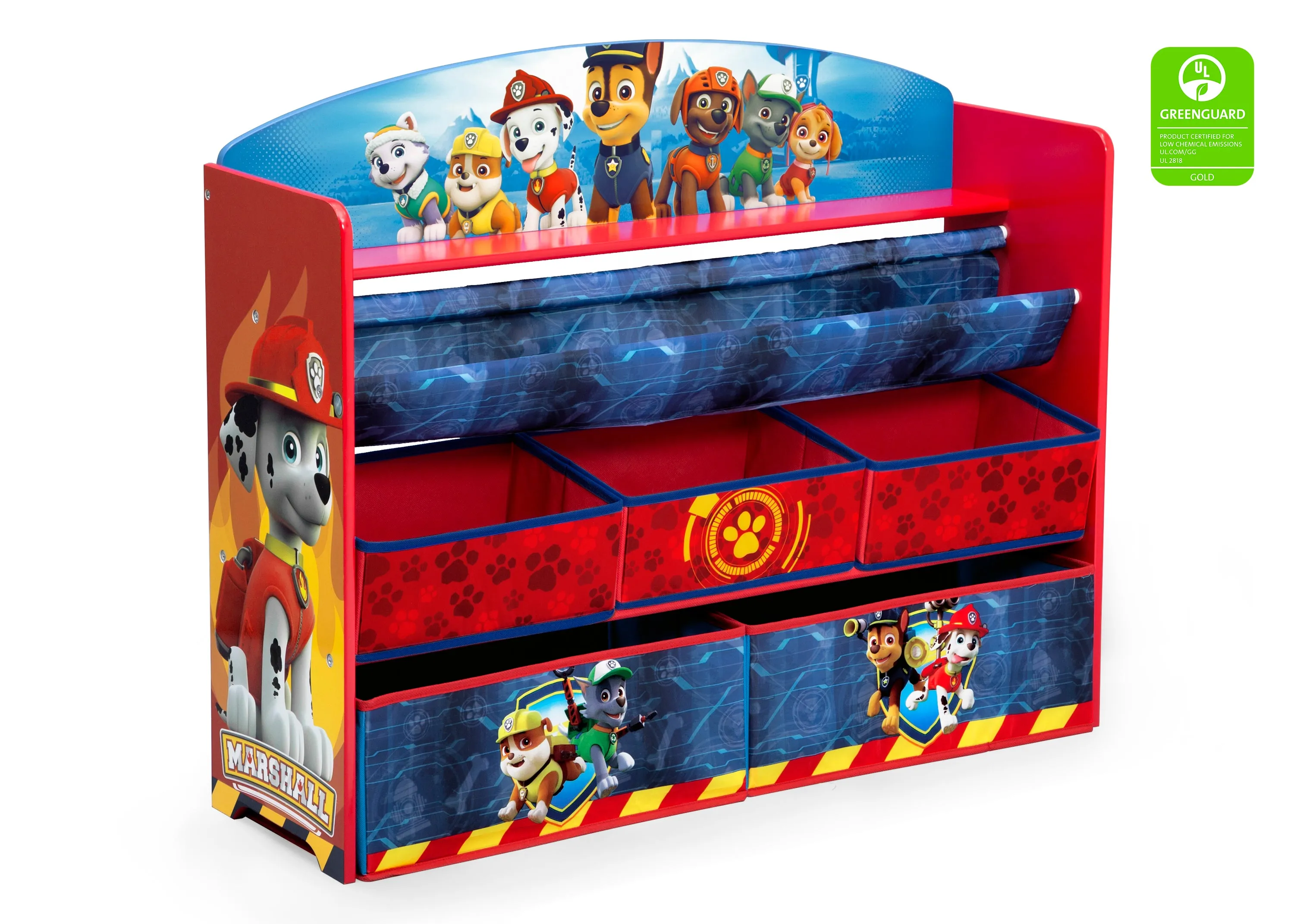 PAW Patrol Deluxe Book and Toy Organizer Babykids_Delta Children_Toy Storage & Bookshelves