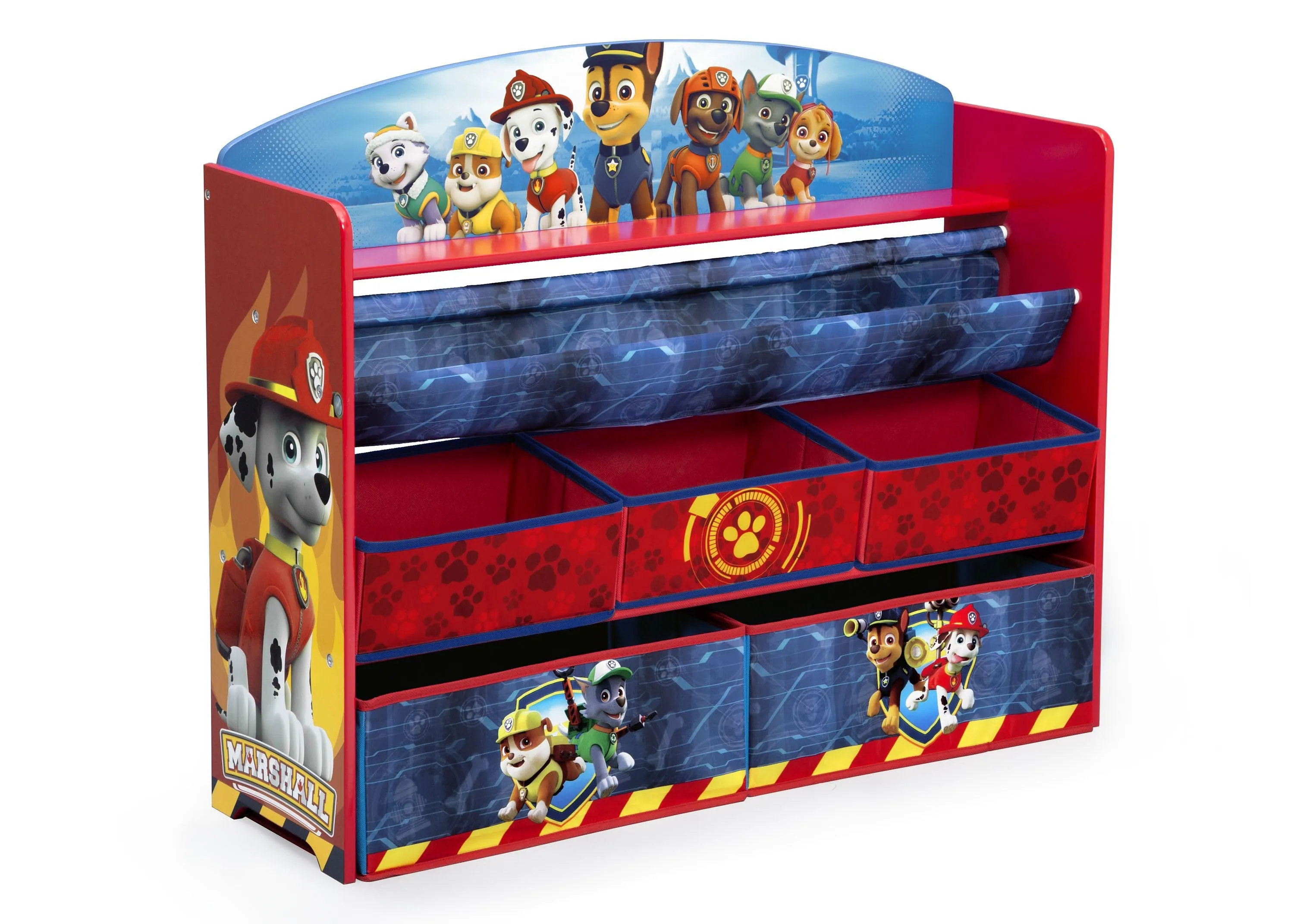 PAW Patrol Deluxe Book and Toy Organizer Babykids_Delta Children_Toy Storage & Bookshelves