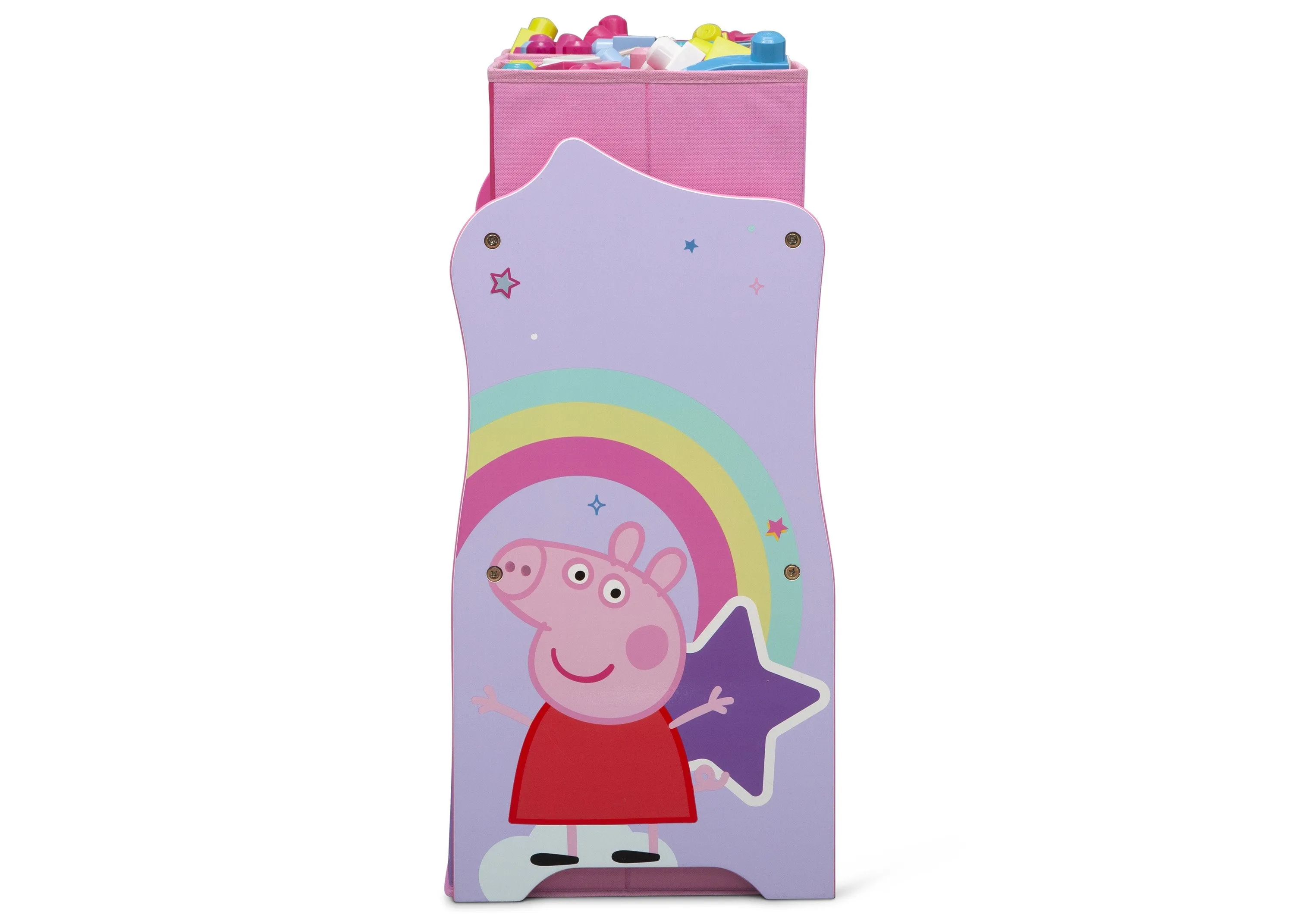 Peppa Pig 6 Bin Design and Store Toy Organizer Babykids_Delta Children_Toy Storage & Bookshelves