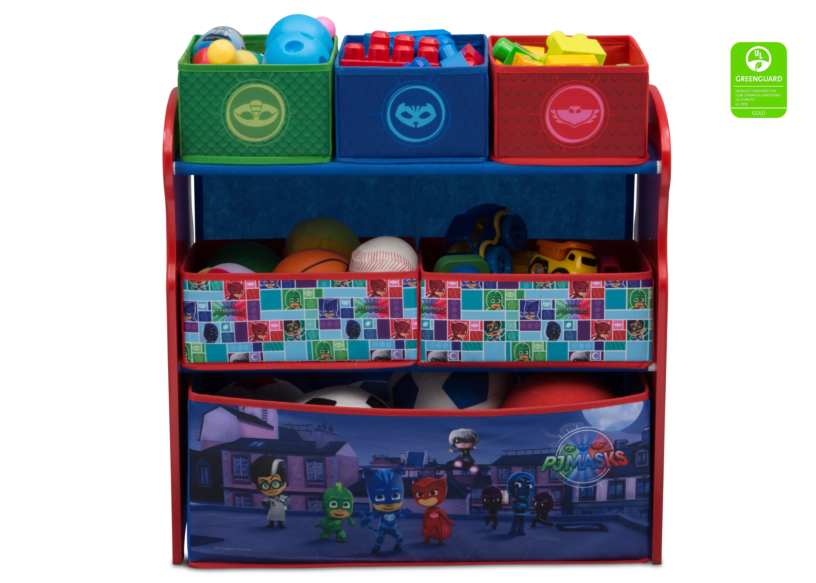 PJ Masks Multi-Bin Toy Organizer Babykids_Delta Children_Toy Storage & Bookshelves