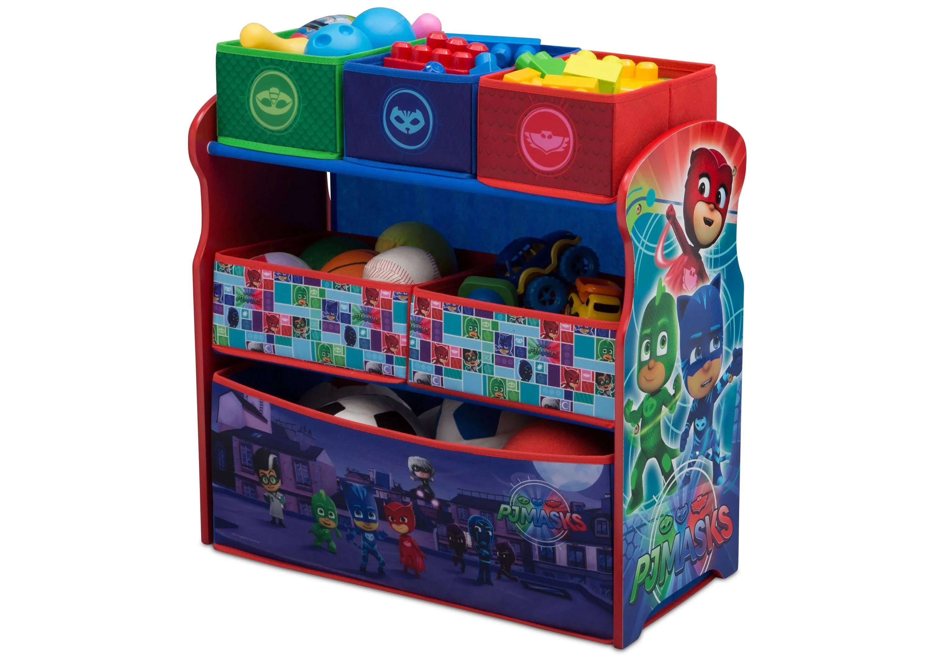 PJ Masks Multi-Bin Toy Organizer Babykids_Delta Children_Toy Storage & Bookshelves