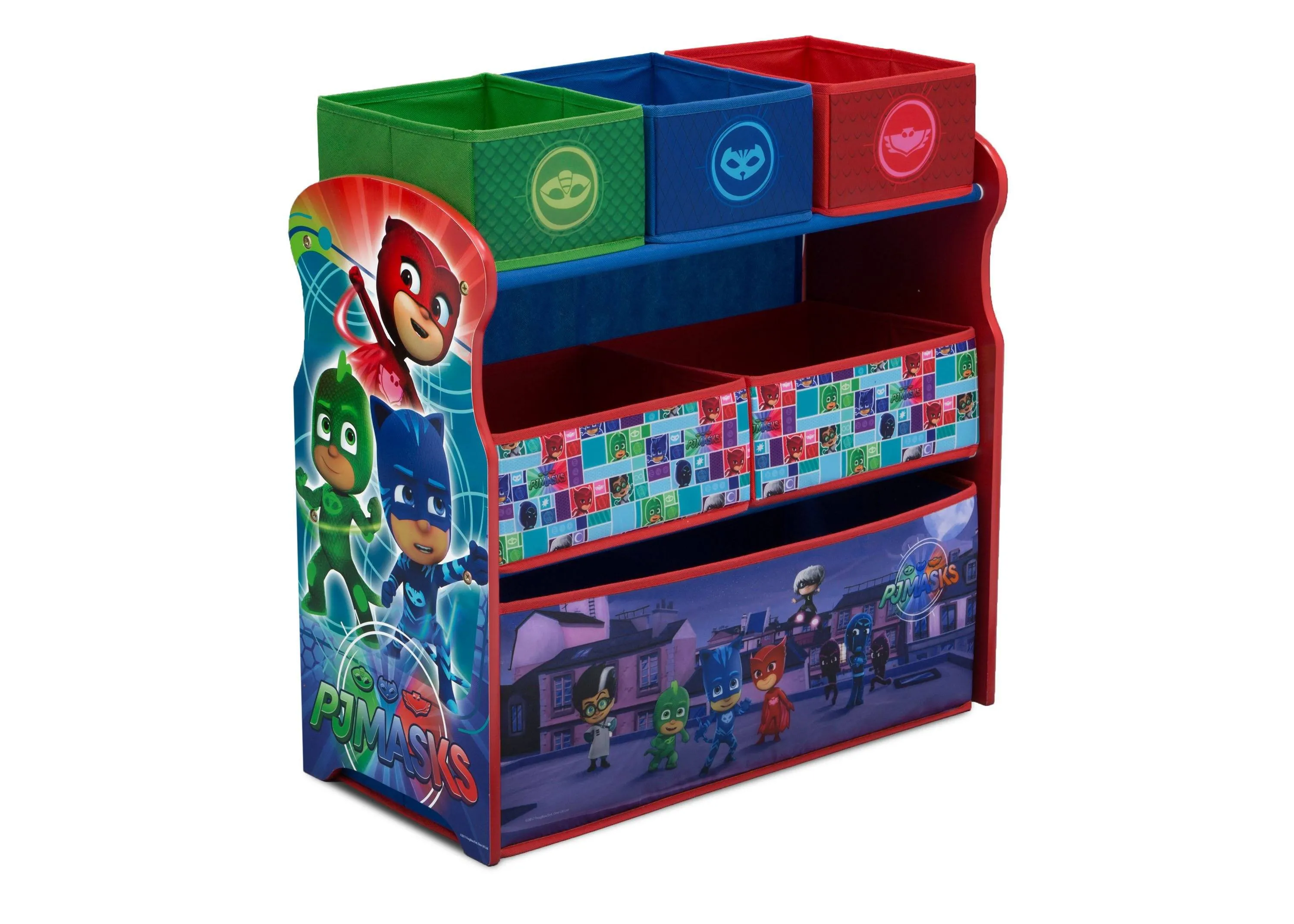 PJ Masks Multi-Bin Toy Organizer Babykids_Delta Children_Toy Storage & Bookshelves