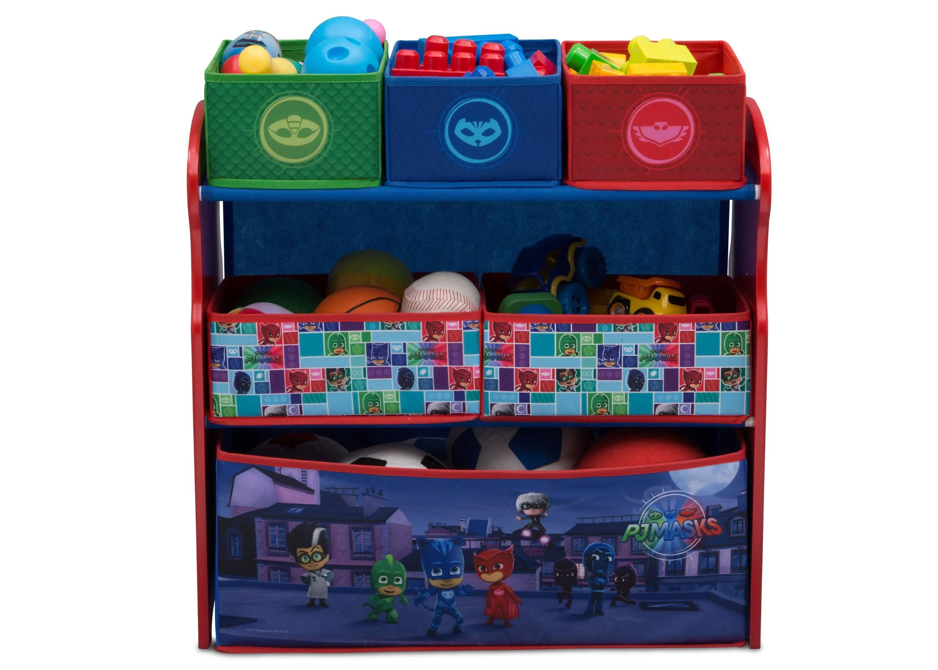 PJ Masks Multi-Bin Toy Organizer Babykids_Delta Children_Toy Storage & Bookshelves