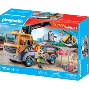 Playmobil Construction Truck With Crane