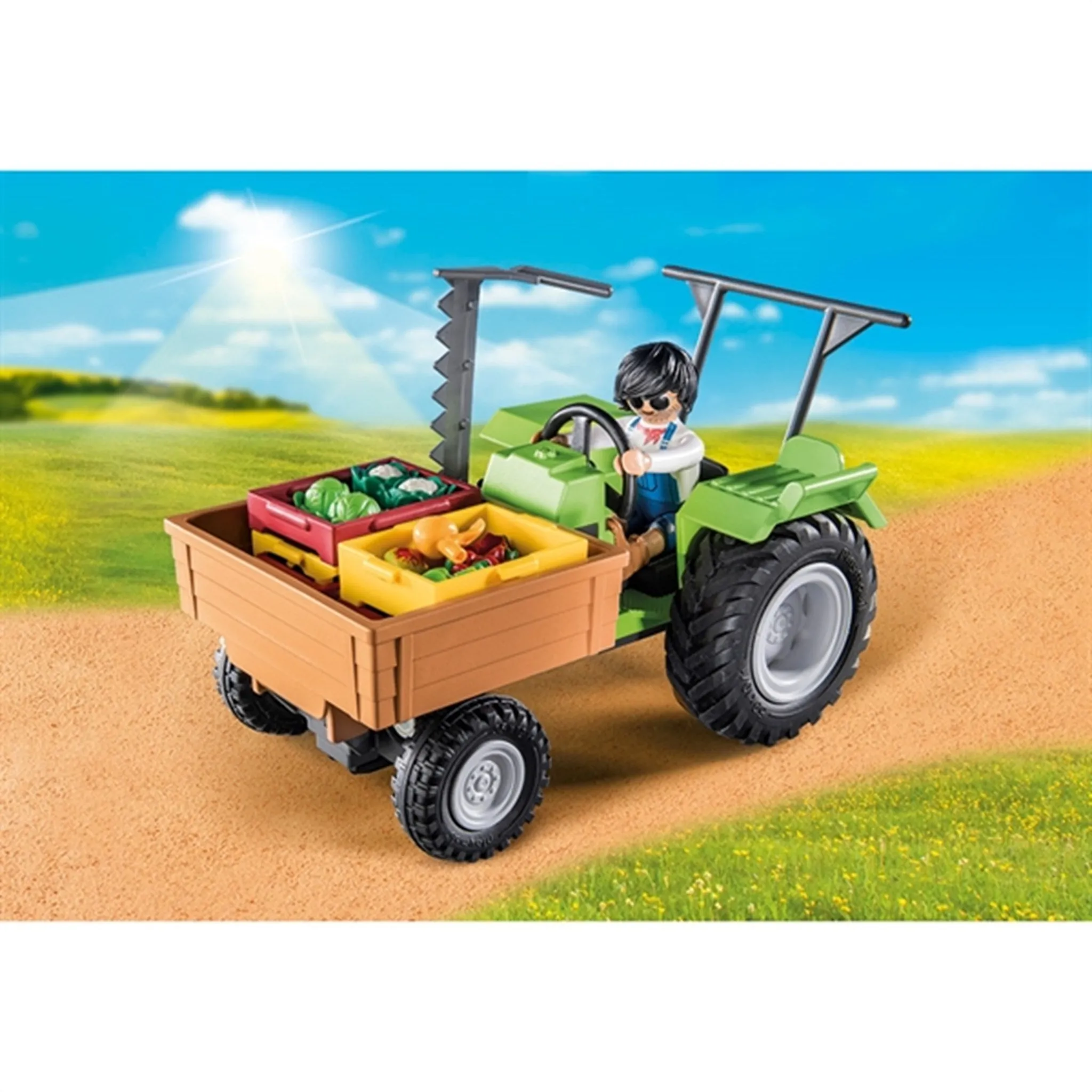 Playmobil Country - Tractor with Trailer