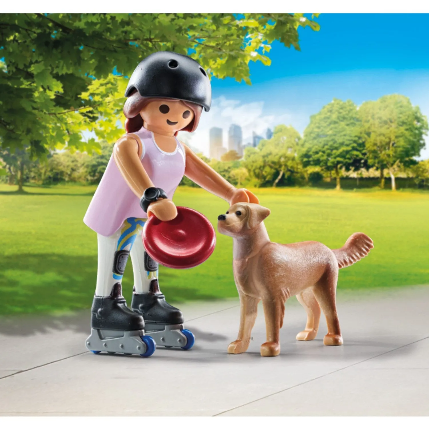 Playmobil Skater With Retriever