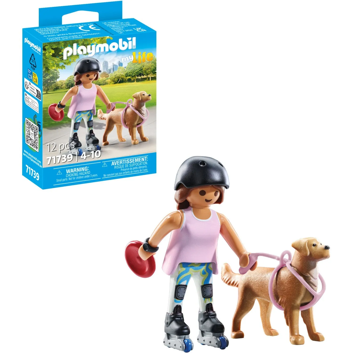 Playmobil Skater With Retriever