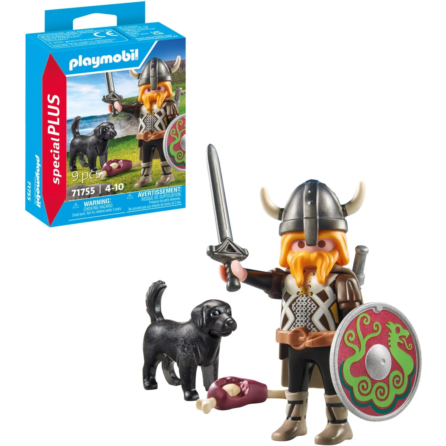 Playmobil Viking With Guard Dog