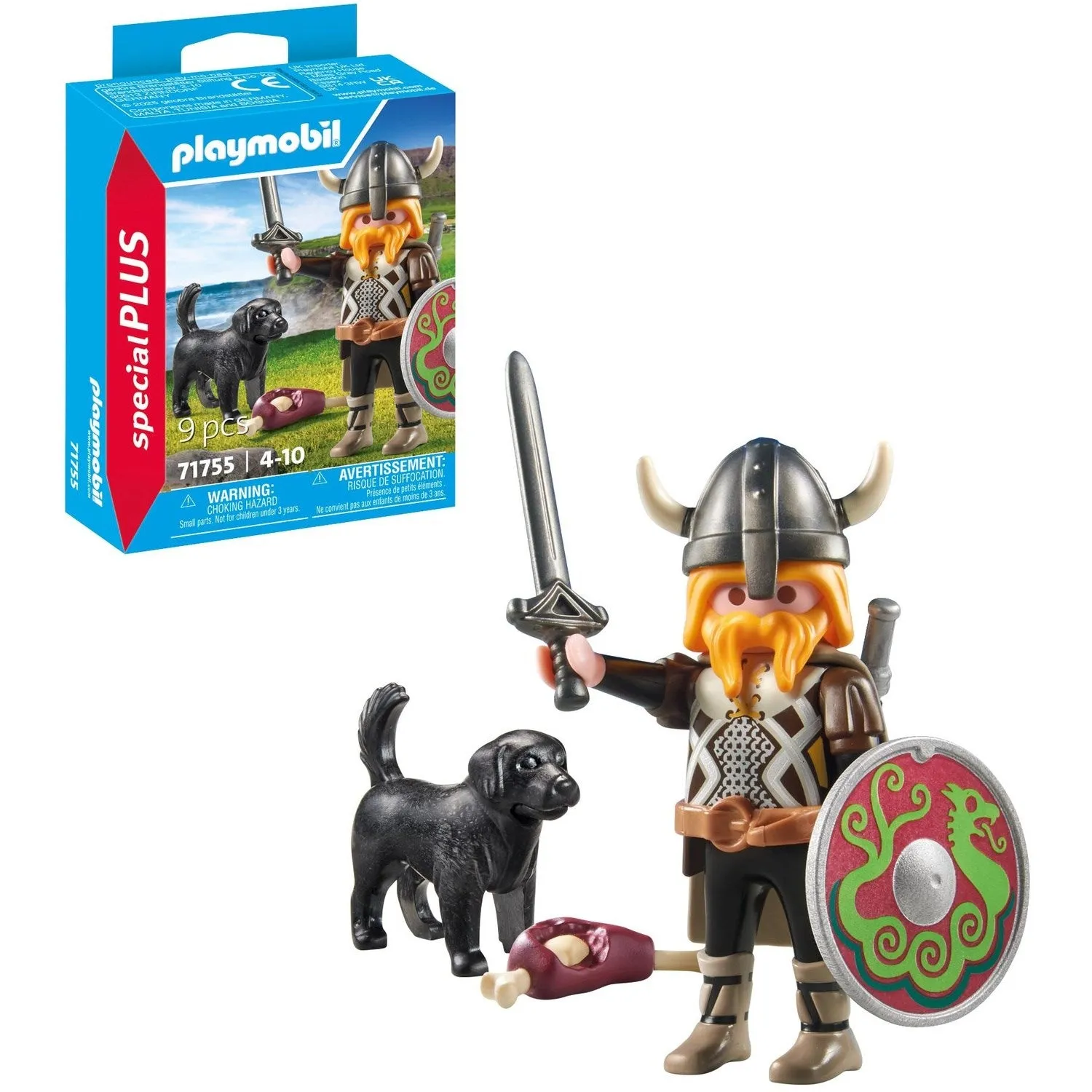 Playmobil Viking With Guard Dog