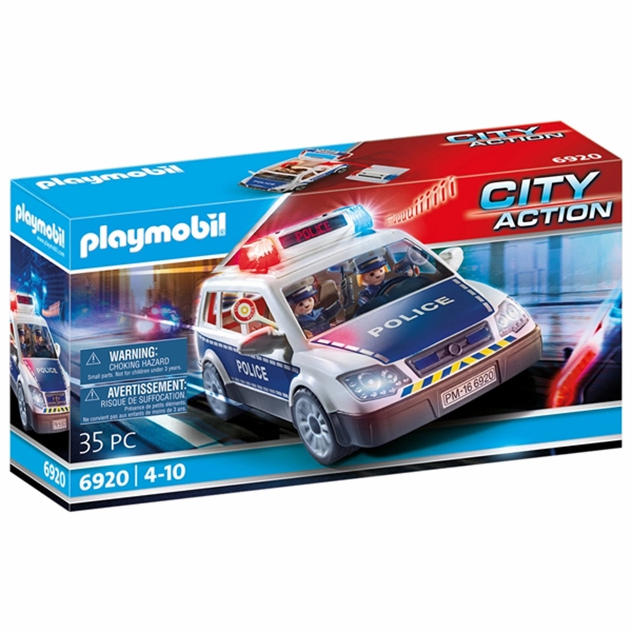 Playmobil City Action - Squad Car with Lights and Sound