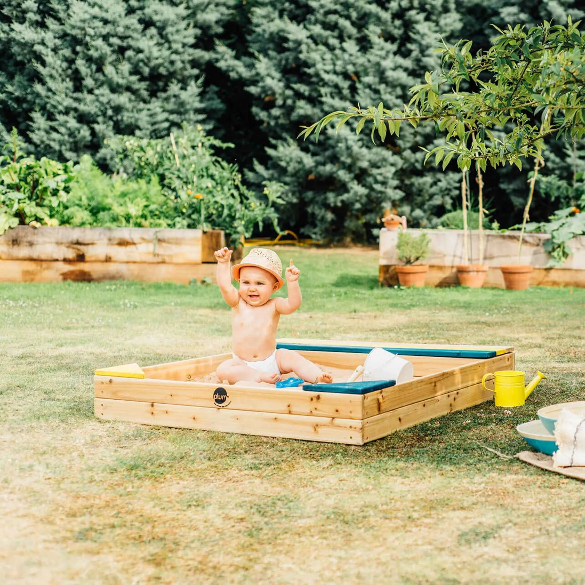 Plum Play Build & Splash Wooden Sand & Water Table