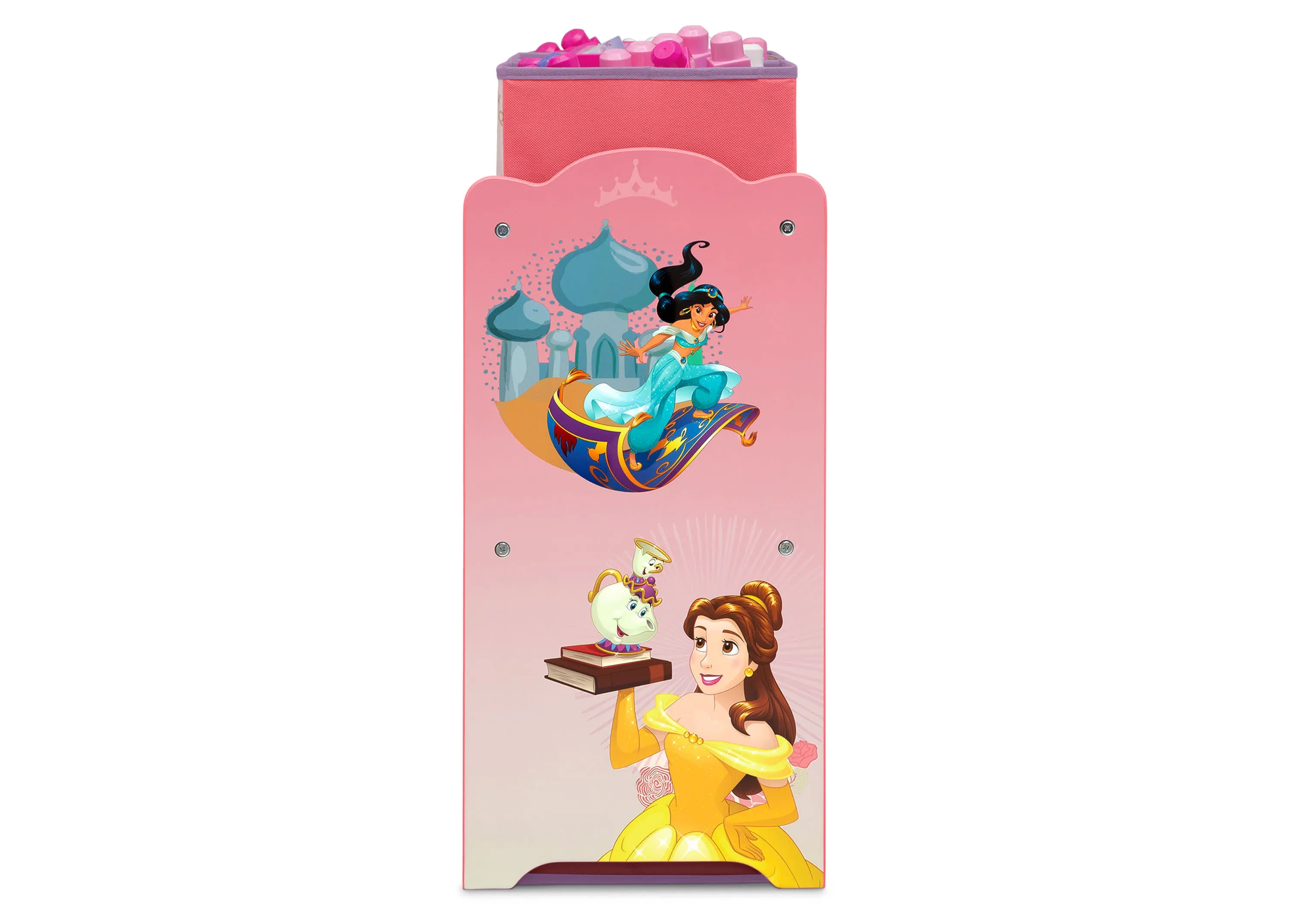 Princess 6 Bin Design and Store Toy Organizer Babykids_Delta Children_Toy Storage & Bookshelves